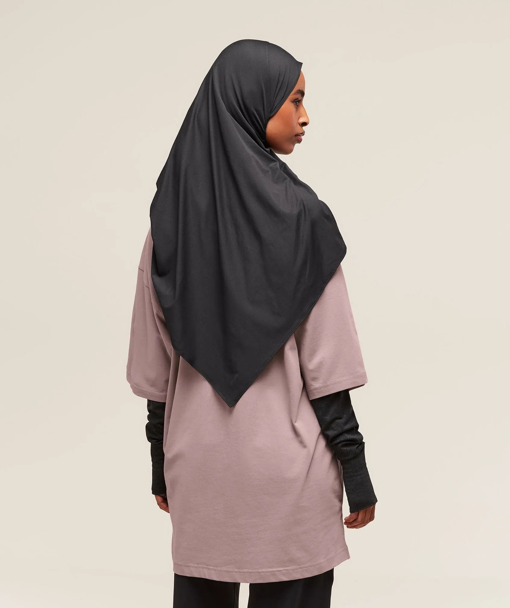 Gymshark Covered Longline Cotton T-Shirt - Washed Mauve sold by Gymshark product image thumbnail 2