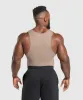 Gymshark Ribbed Tank 3PK - Denim Grey/Pebble Grey/Lifestyle Brown sold by Gymshark