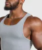Gymshark Ribbed Tank 3PK - Denim Grey/Pebble Grey/Lifestyle Brown sold by Gymshark