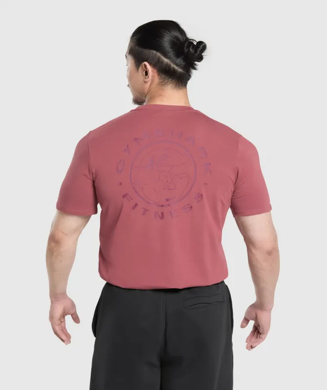 Gymshark Legacy T-Shirt - Washed Berry Pink sold by Gymshark