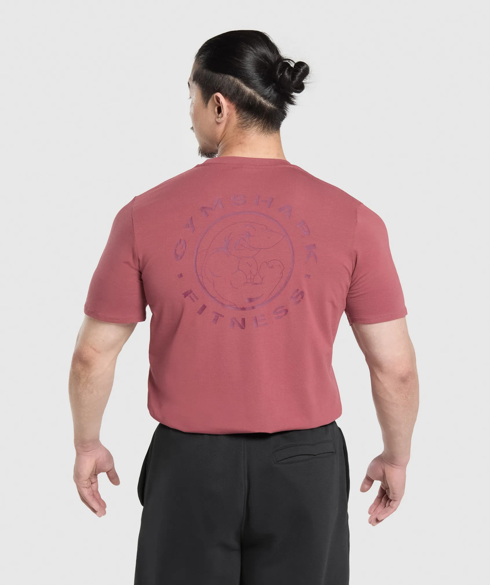 Gymshark Legacy T-Shirt - Washed Berry Pink sold by Gymshark