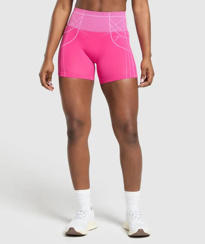Gymshark Apex Seamless Shorts - Valley Pink/Sour Pink sold by Gymshark