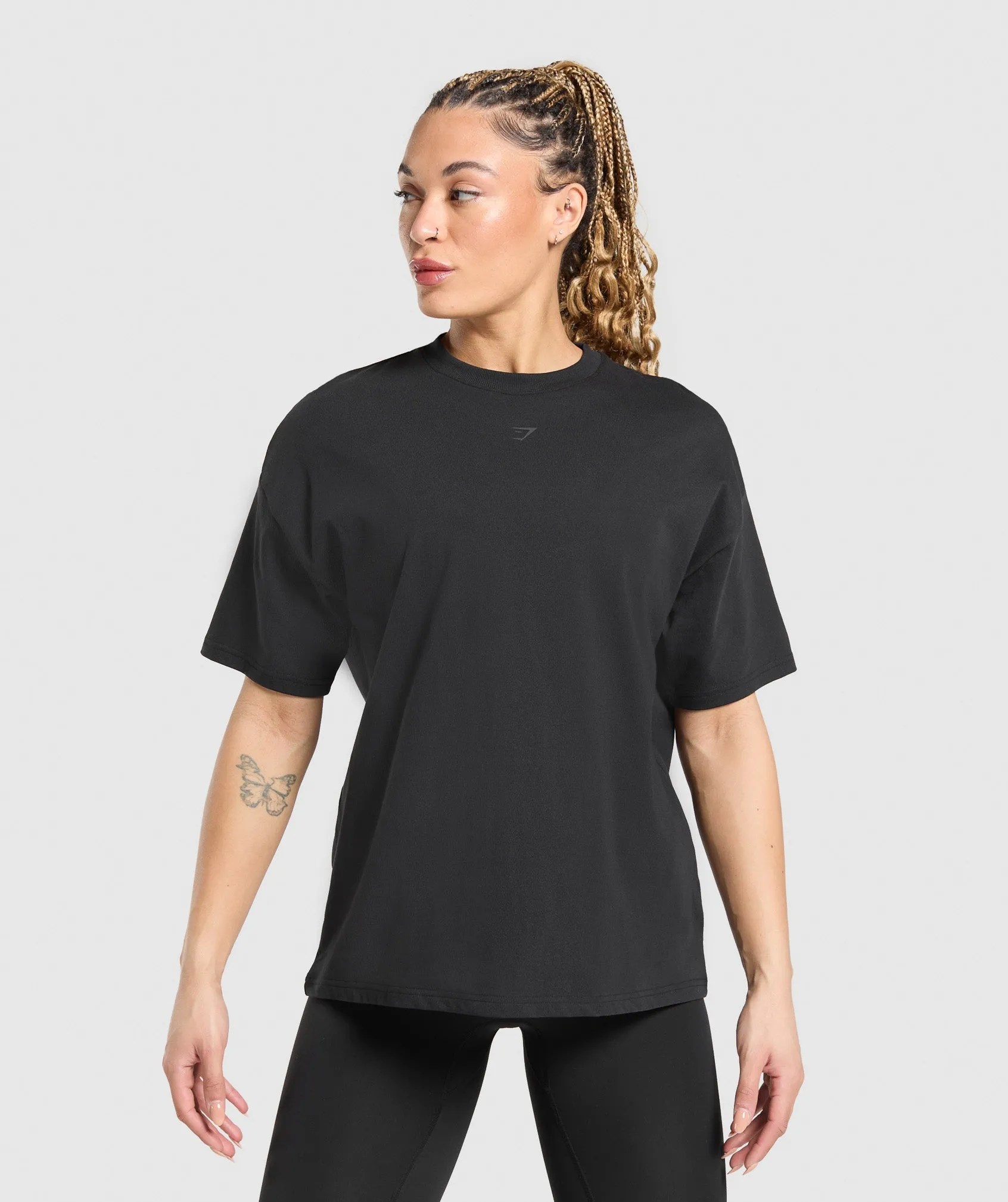 Gymshark Wordmark Graphic T-Shirt - Black sold by Gymshark product image thumbnail 2