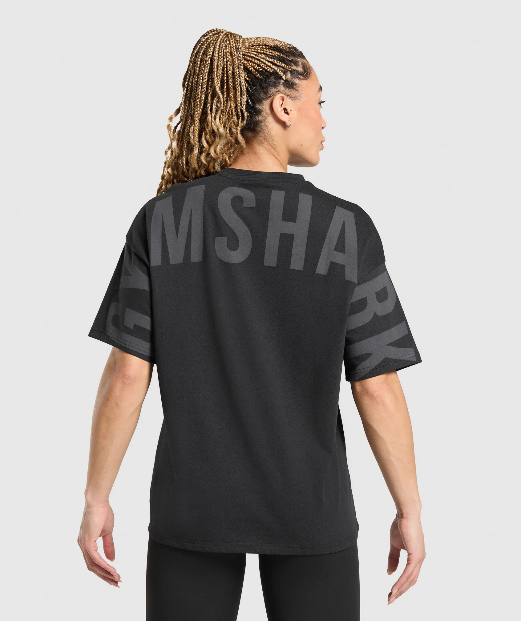 Gymshark Wordmark Graphic T-Shirt - Black sold by Gymshark