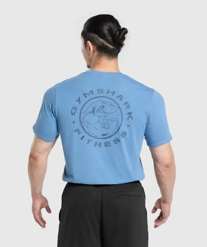 Gymshark Legacy T-Shirt - Classic Blue sold by Gymshark