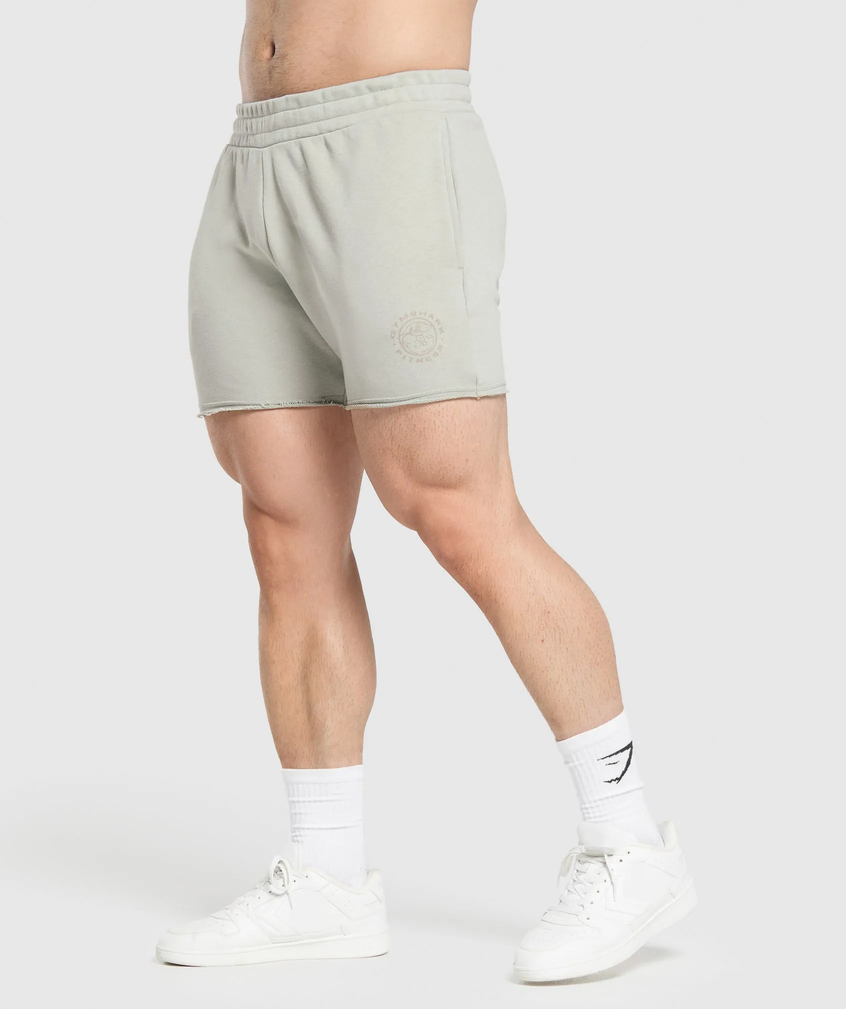 Gymshark Legacy Shorts - Stone Grey sold by Gymshark product image thumbnail 2