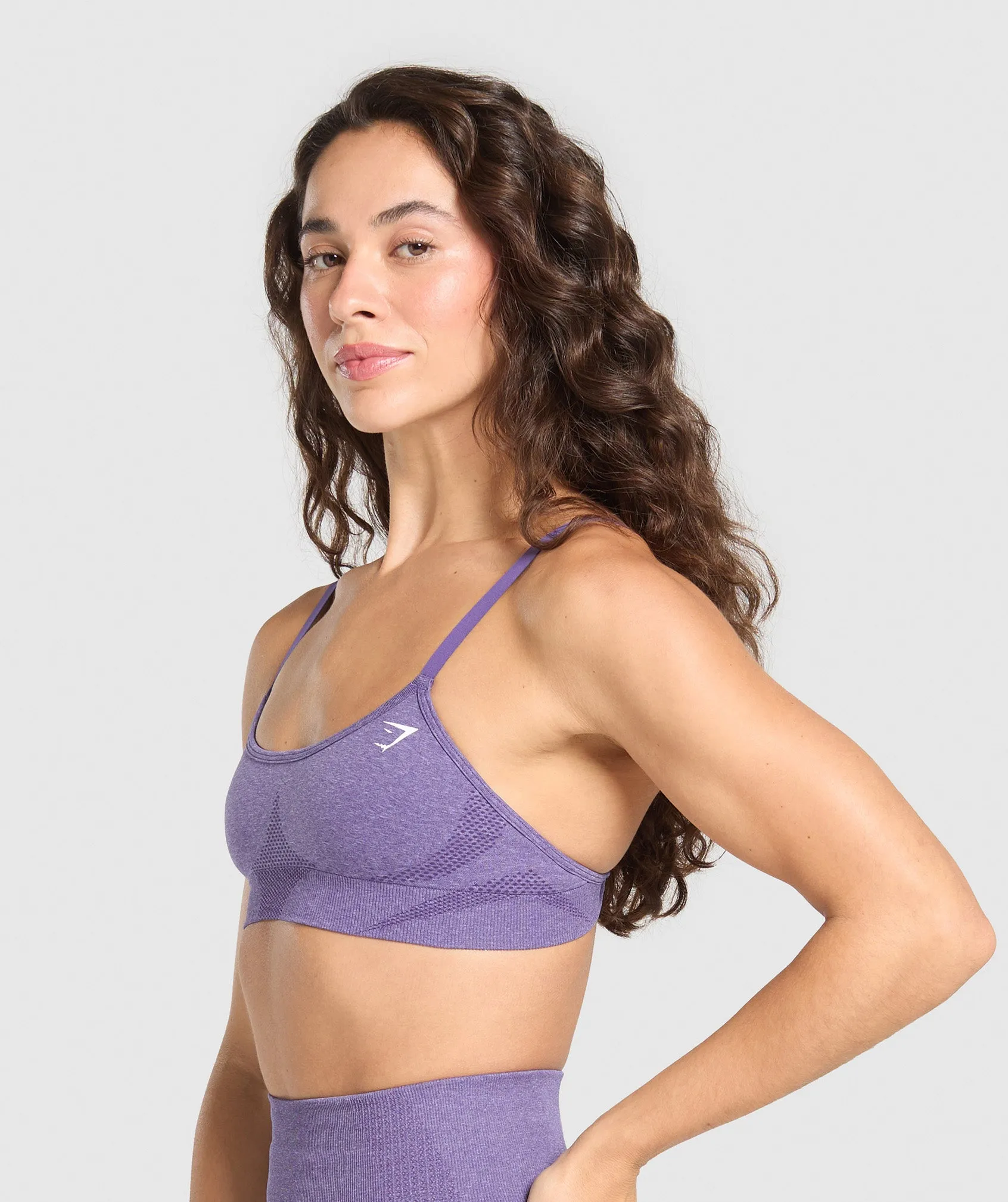 Gymshark Vital Sports Bra - Functional Purple Marl sold by Gymshark product image thumbnail 4