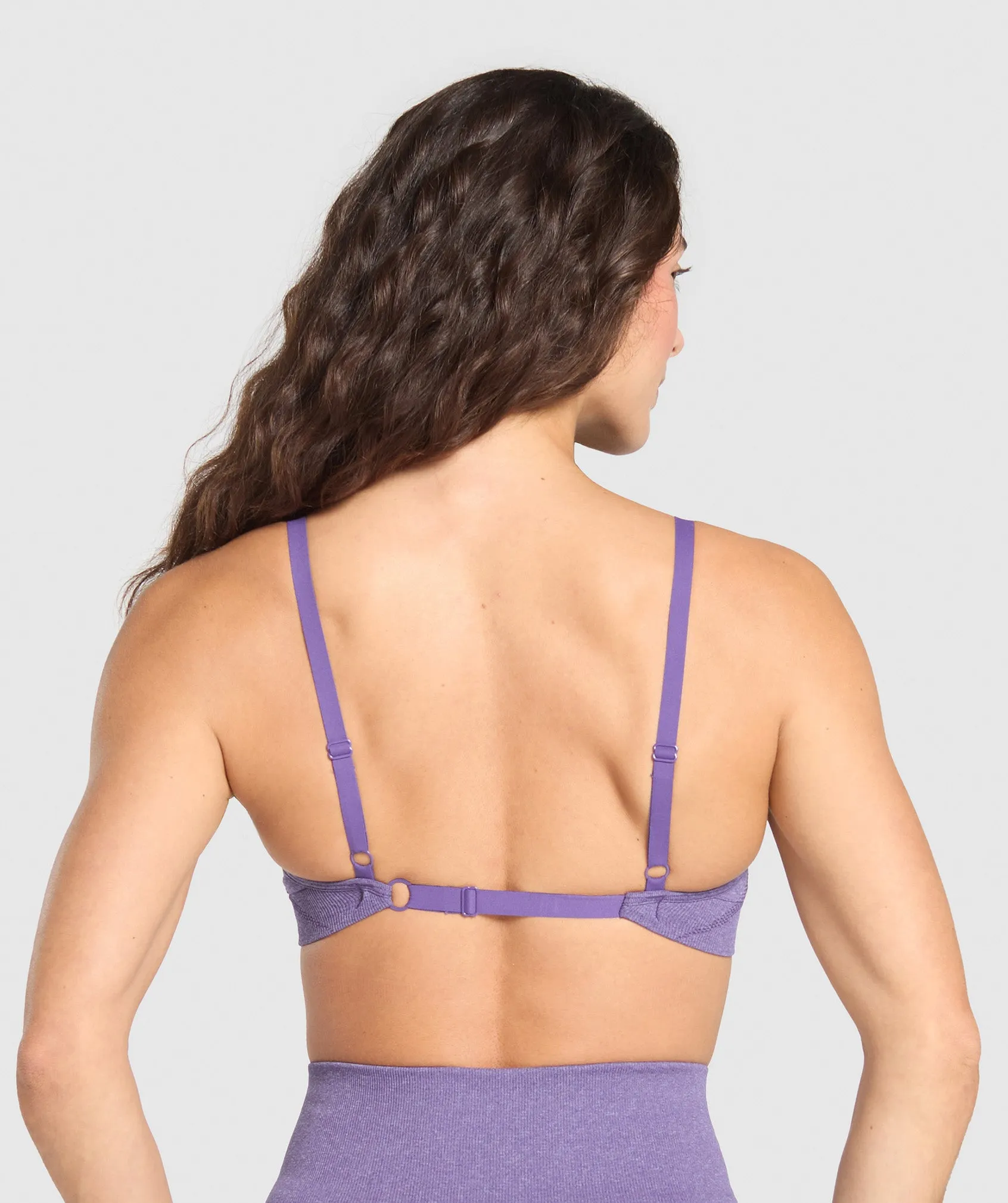 Gymshark Vital Sports Bra - Functional Purple Marl sold by Gymshark product image thumbnail 2