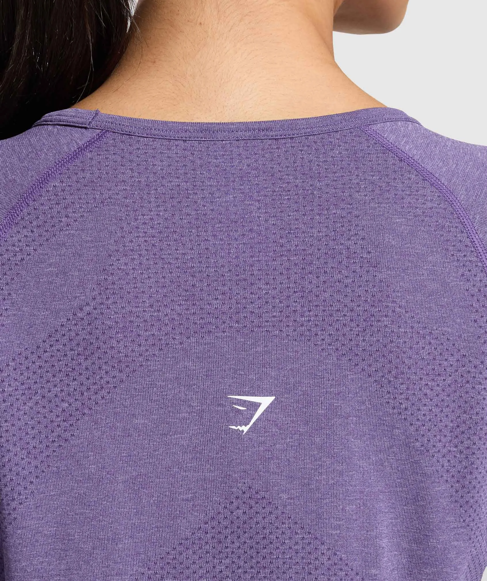 Gymshark Vital Light Long Sleeve Top - Functional Purple/Marl sold by Gymshark product image thumbnail 5