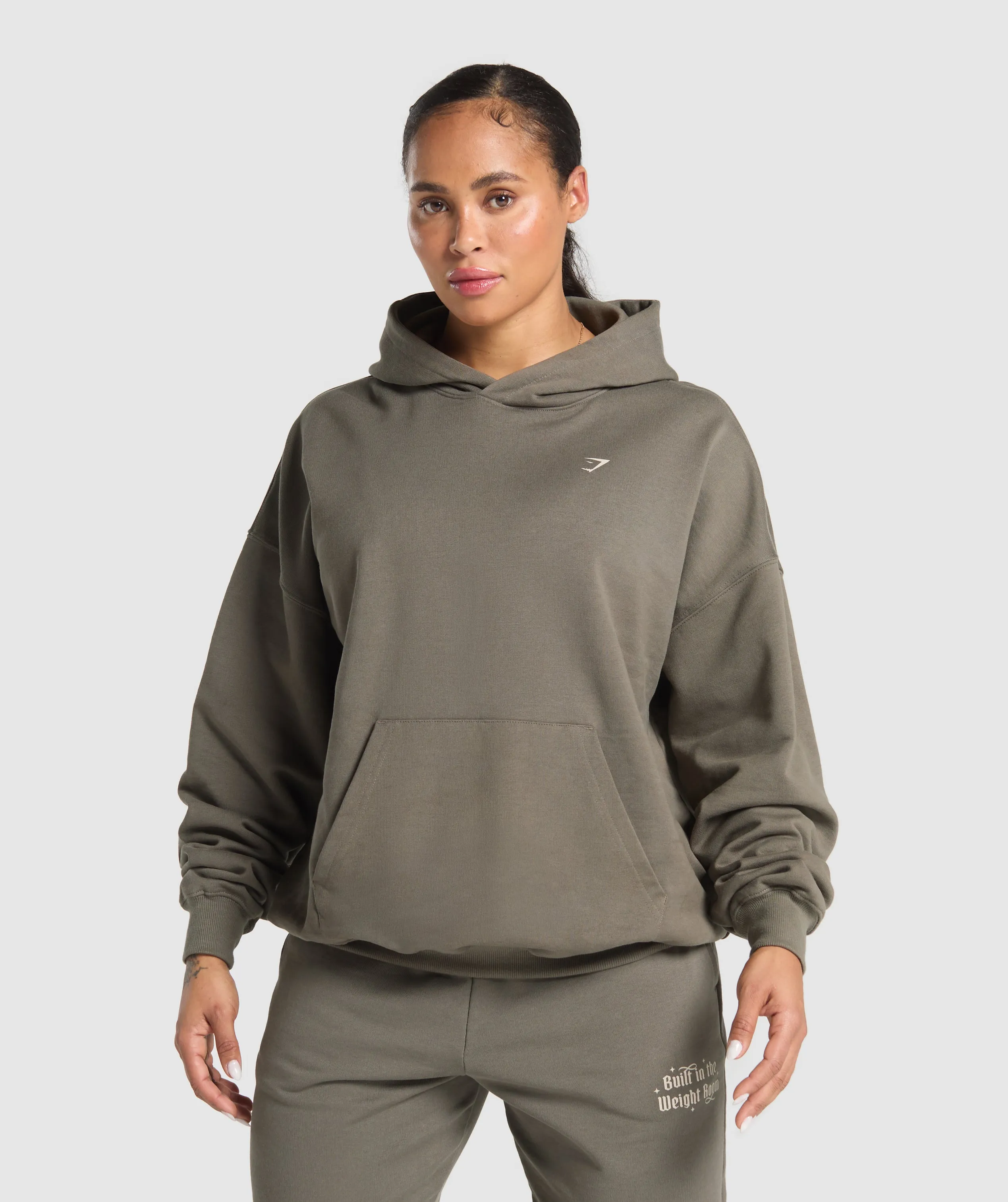Gymshark Built In The Weight Room Hoodie - Camo Brown sold by Gymshark product image thumbnail 2