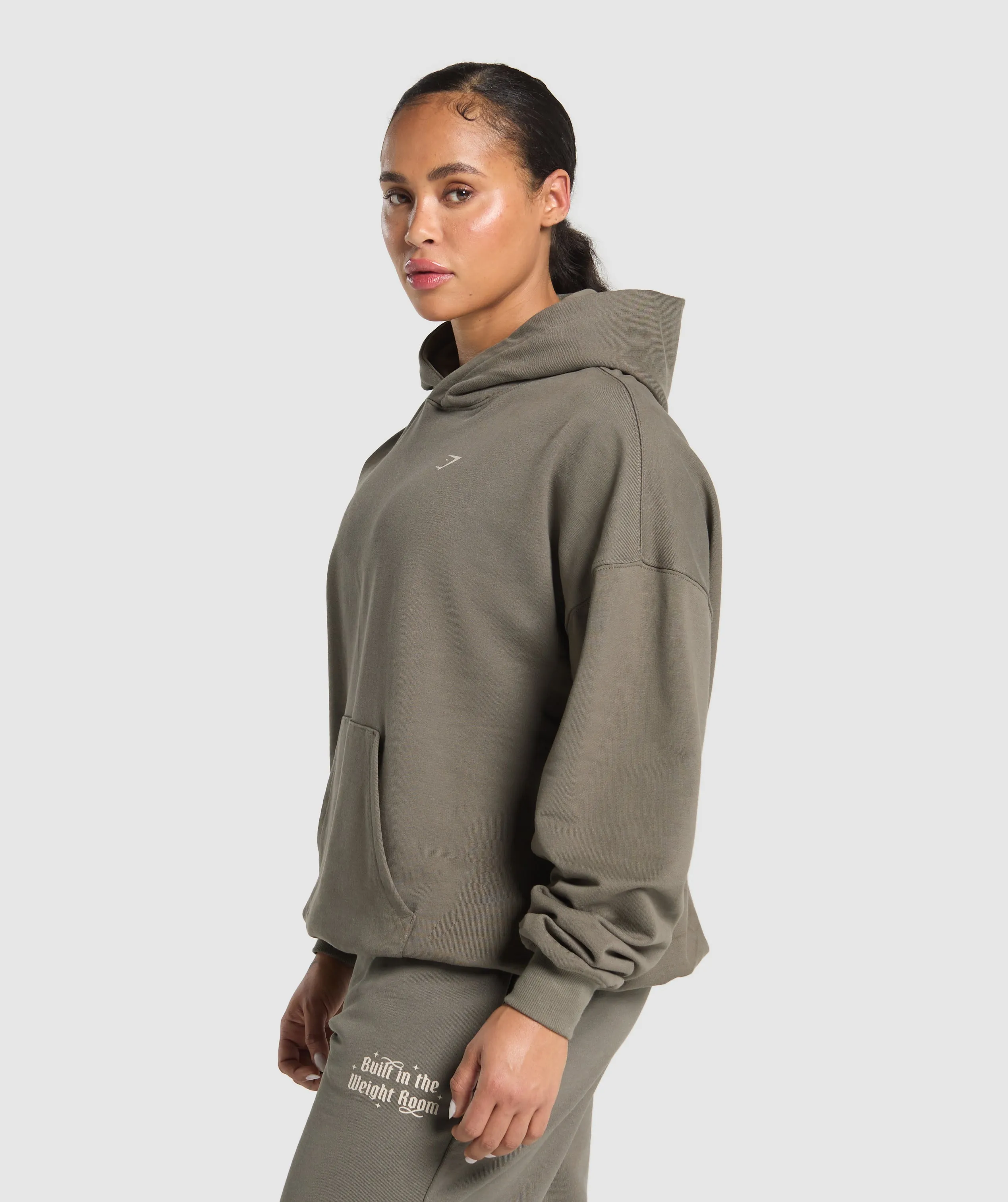 Gymshark Built In The Weight Room Hoodie - Camo Brown sold by Gymshark product image thumbnail 3