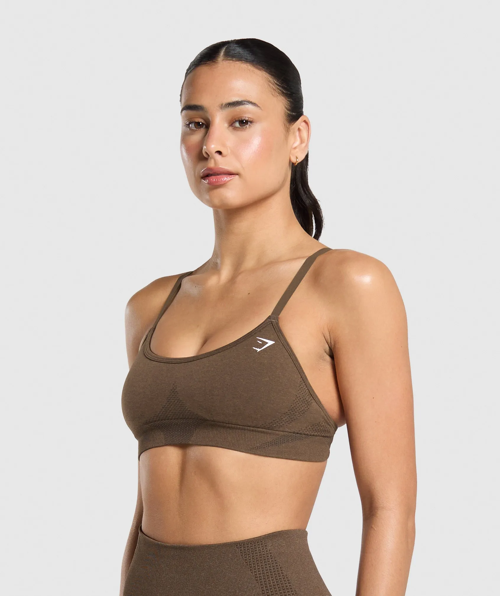 Gymshark Vital Sports Bra - Espresso Marl sold by Gymshark product image thumbnail 3