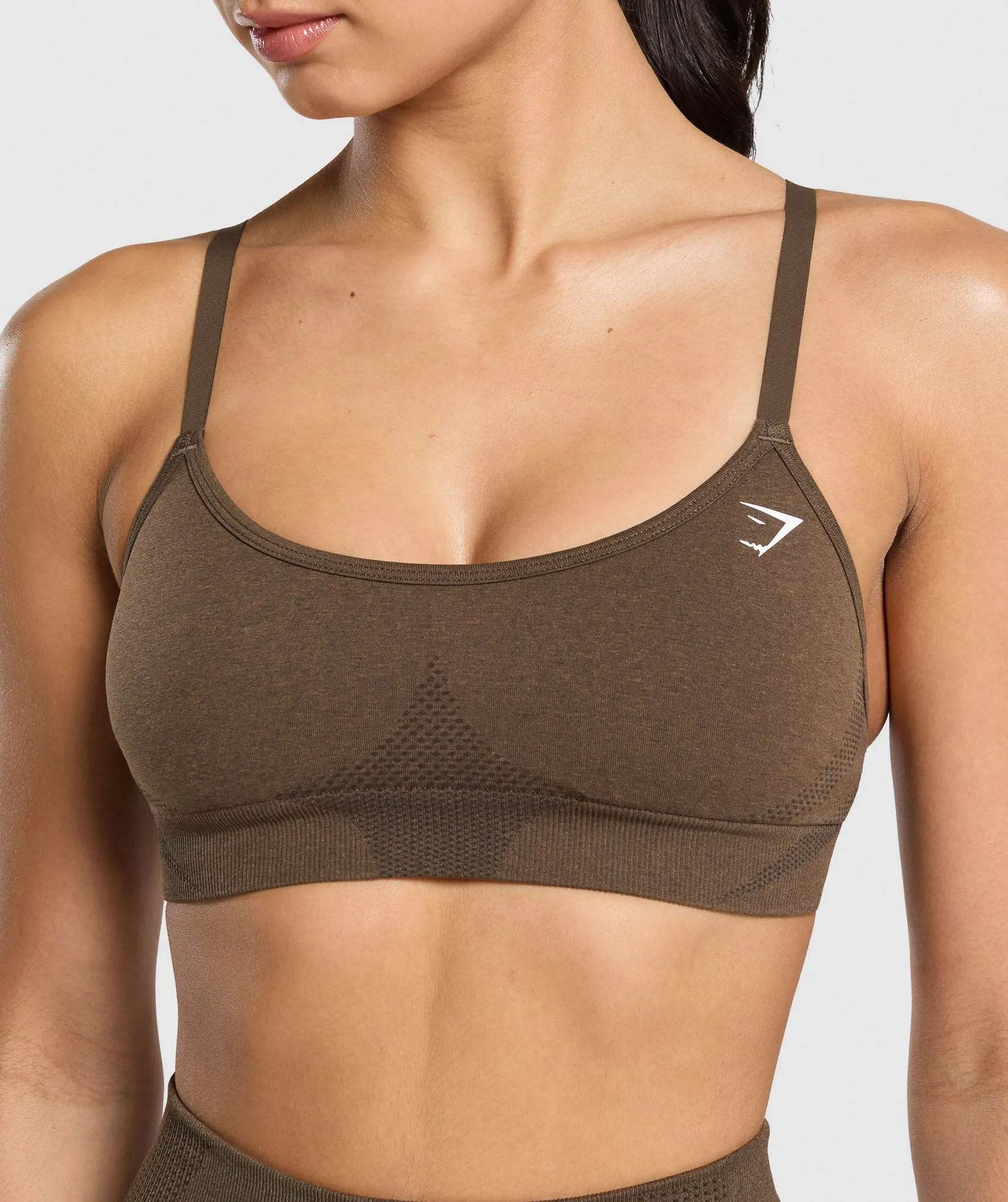 Gymshark Vital Sports Bra - Espresso Marl sold by Gymshark product image thumbnail 5