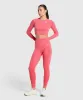 Gymshark Vital Crop Top - Coral Red/Marl sold by Gymshark