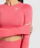 Gymshark Vital Crop Top - Coral Red/Marl sold by Gymshark