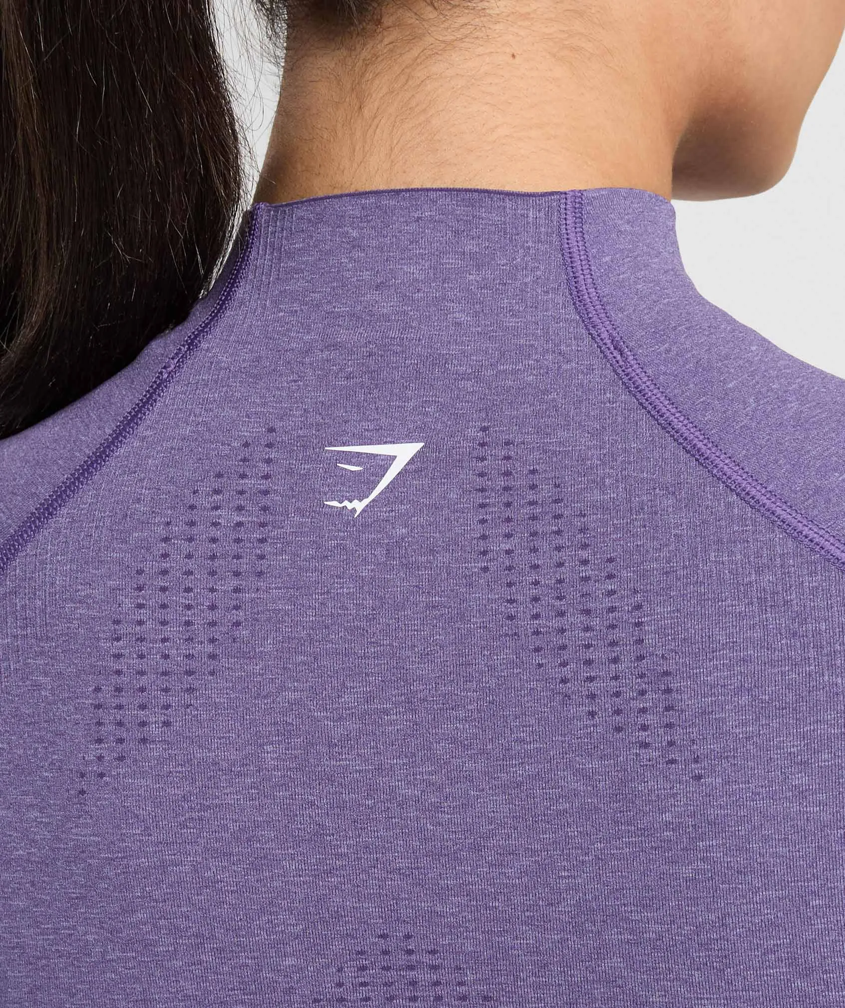 Gymshark Vital Midi Zip Up Jacket - Functional Purple/Marl sold by Gymshark product image thumbnail 5