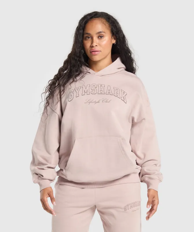 Gymshark Collegiate Hoodie - Muted Pink sold by Gymshark