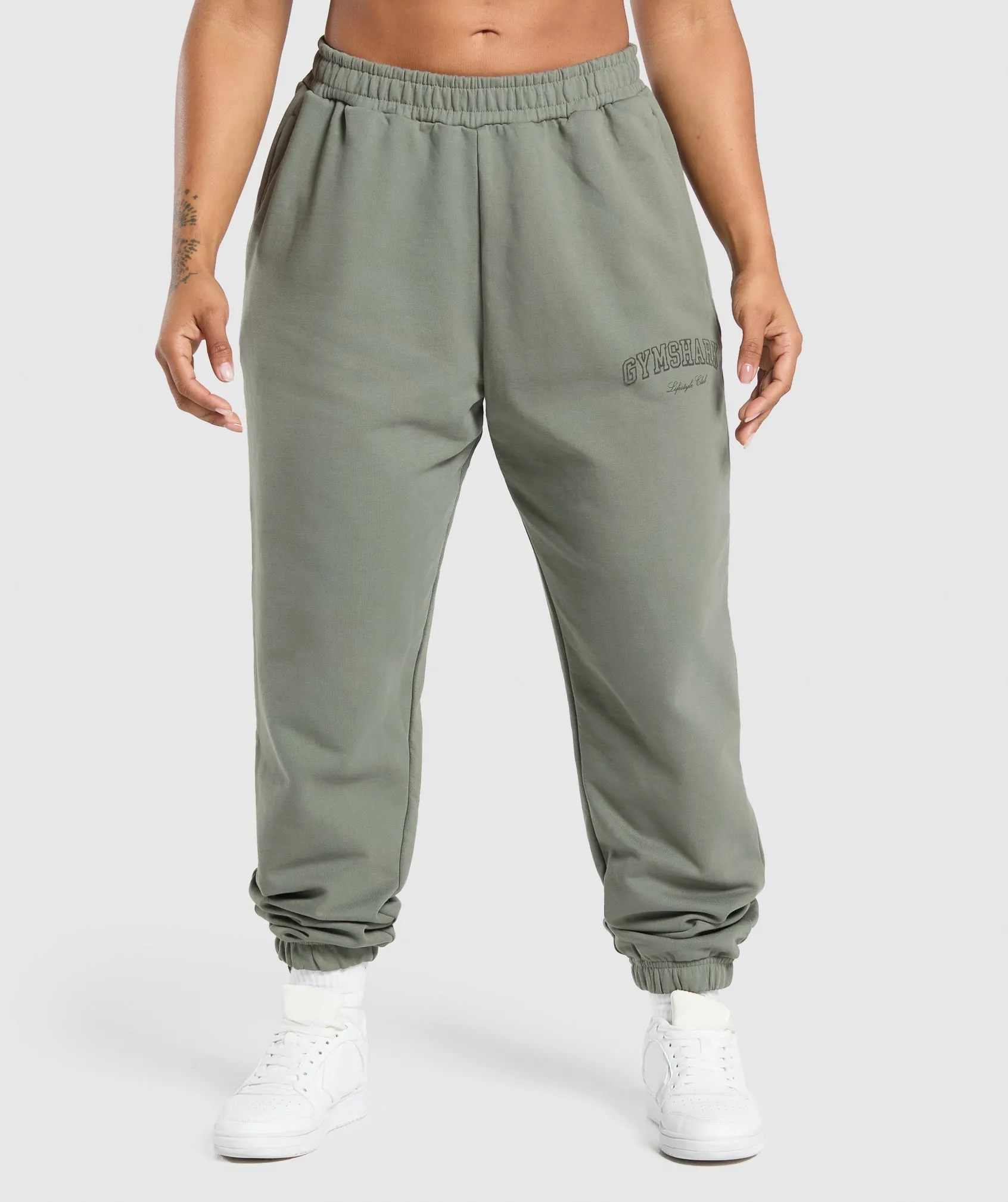 Gymshark Collegiate Joggers - Unit Green sold by Gymshark