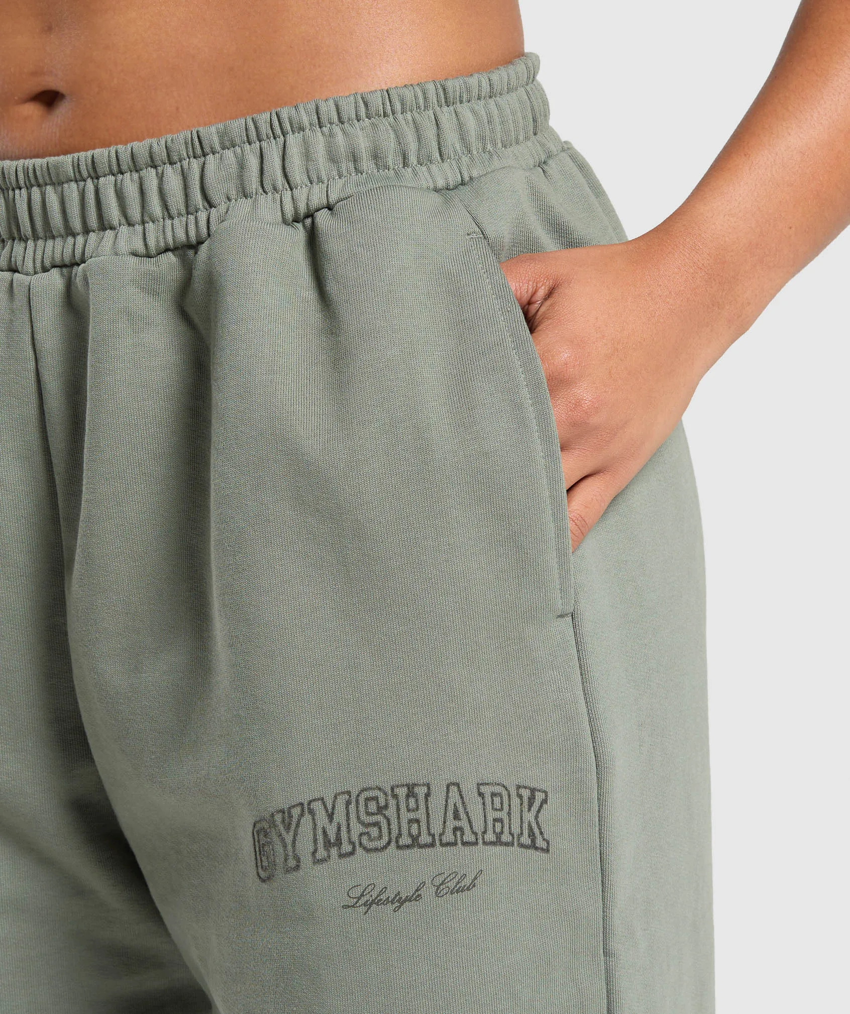 Gymshark Collegiate Joggers - Unit Green sold by Gymshark product image thumbnail 4