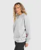 Gymshark Training Oversized Fleece Sweatshirt - Light Grey Core Marl sold by Gymshark