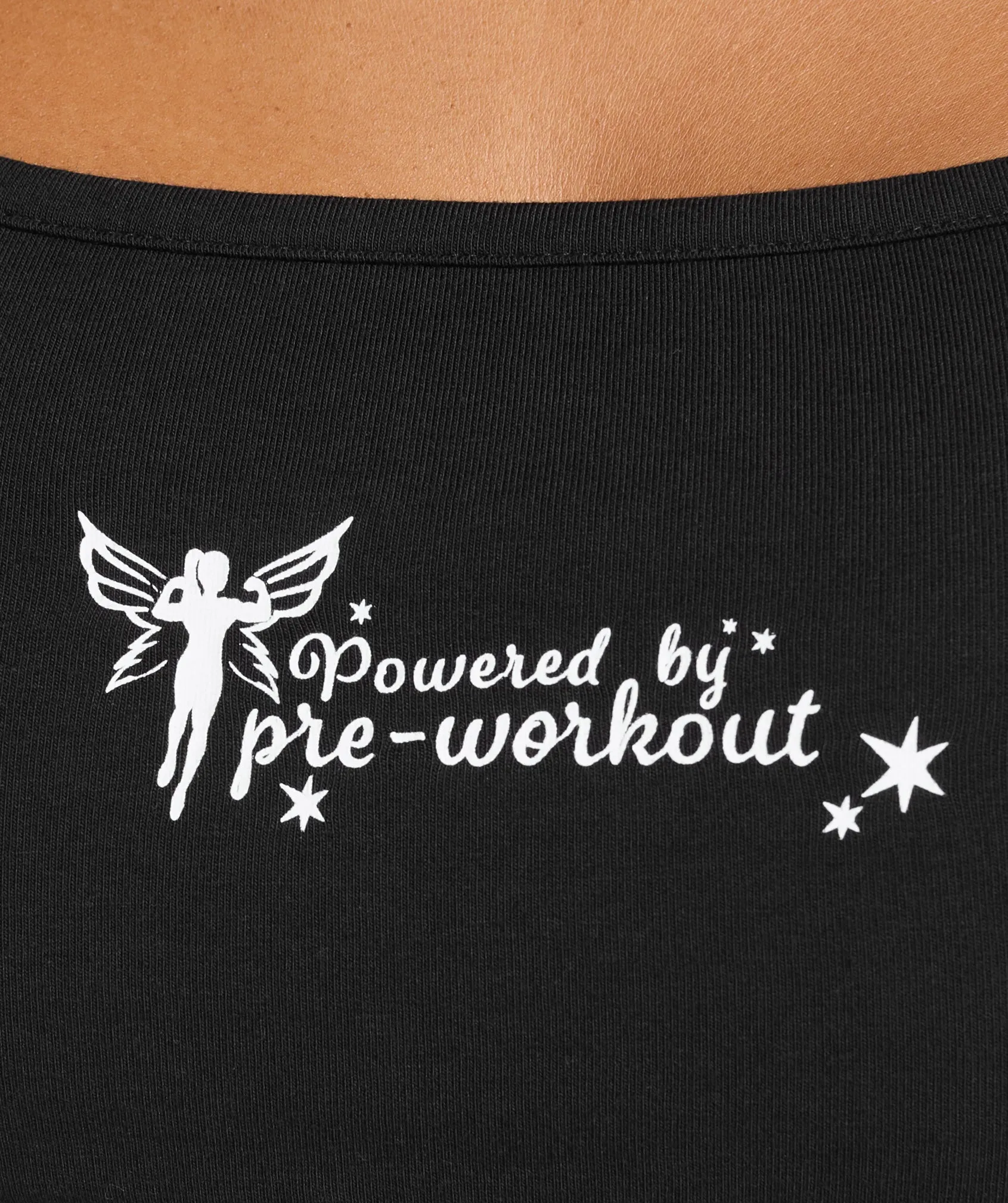Gymshark Fairy Pre Workout Cami - Black sold by Gymshark product image thumbnail 4