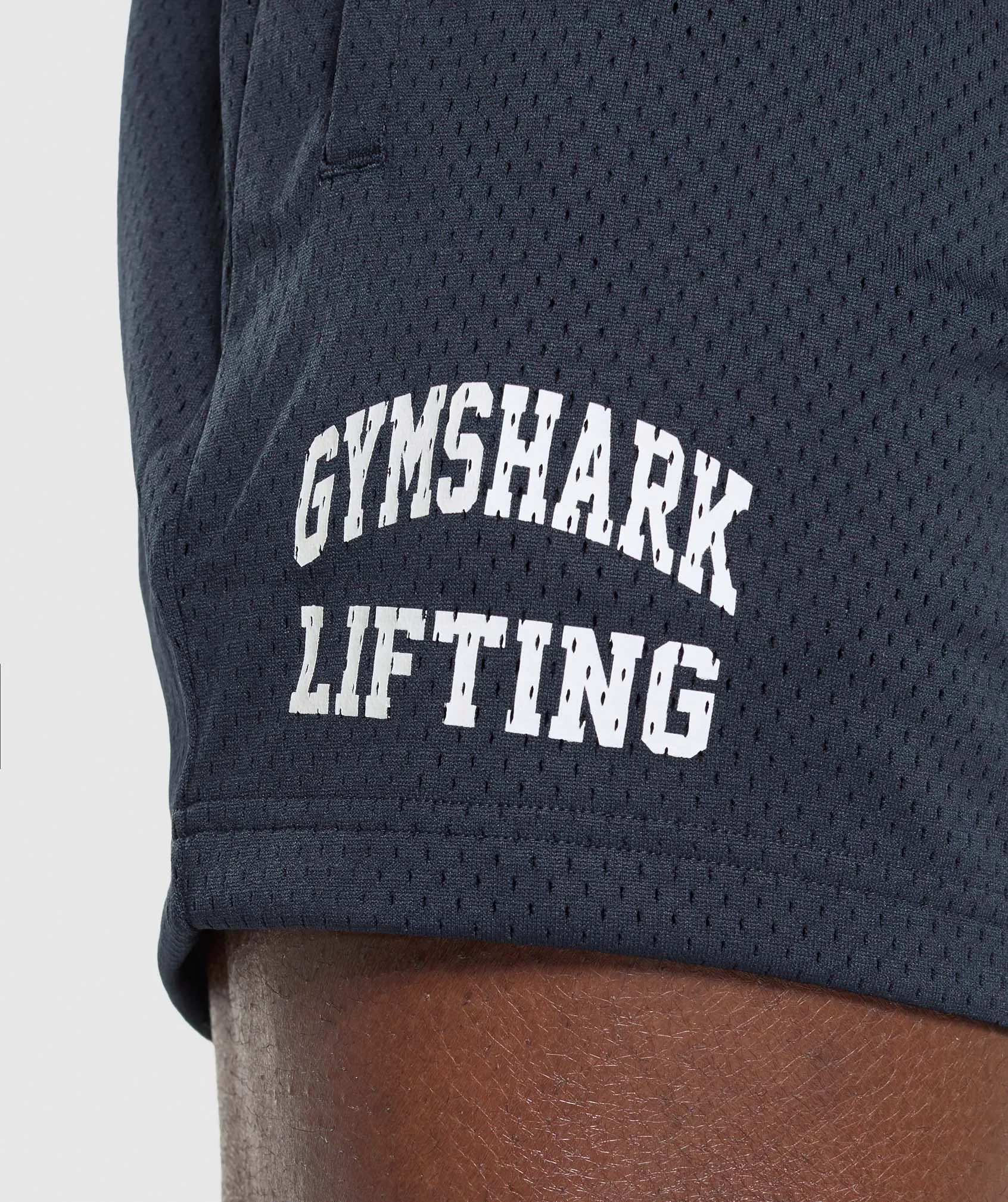 Gymshark Lifting Mesh 5" Shorts - Heavy Blue sold by Gymshark product image thumbnail 5