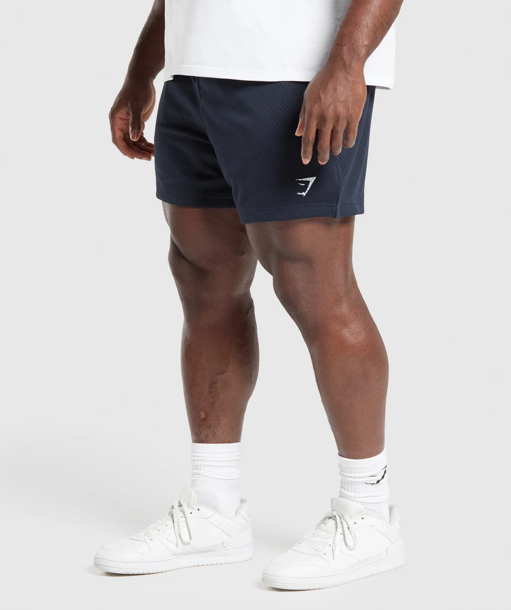 Gymshark Lifting Mesh 5" Shorts - Heavy Blue sold by Gymshark product image thumbnail 4