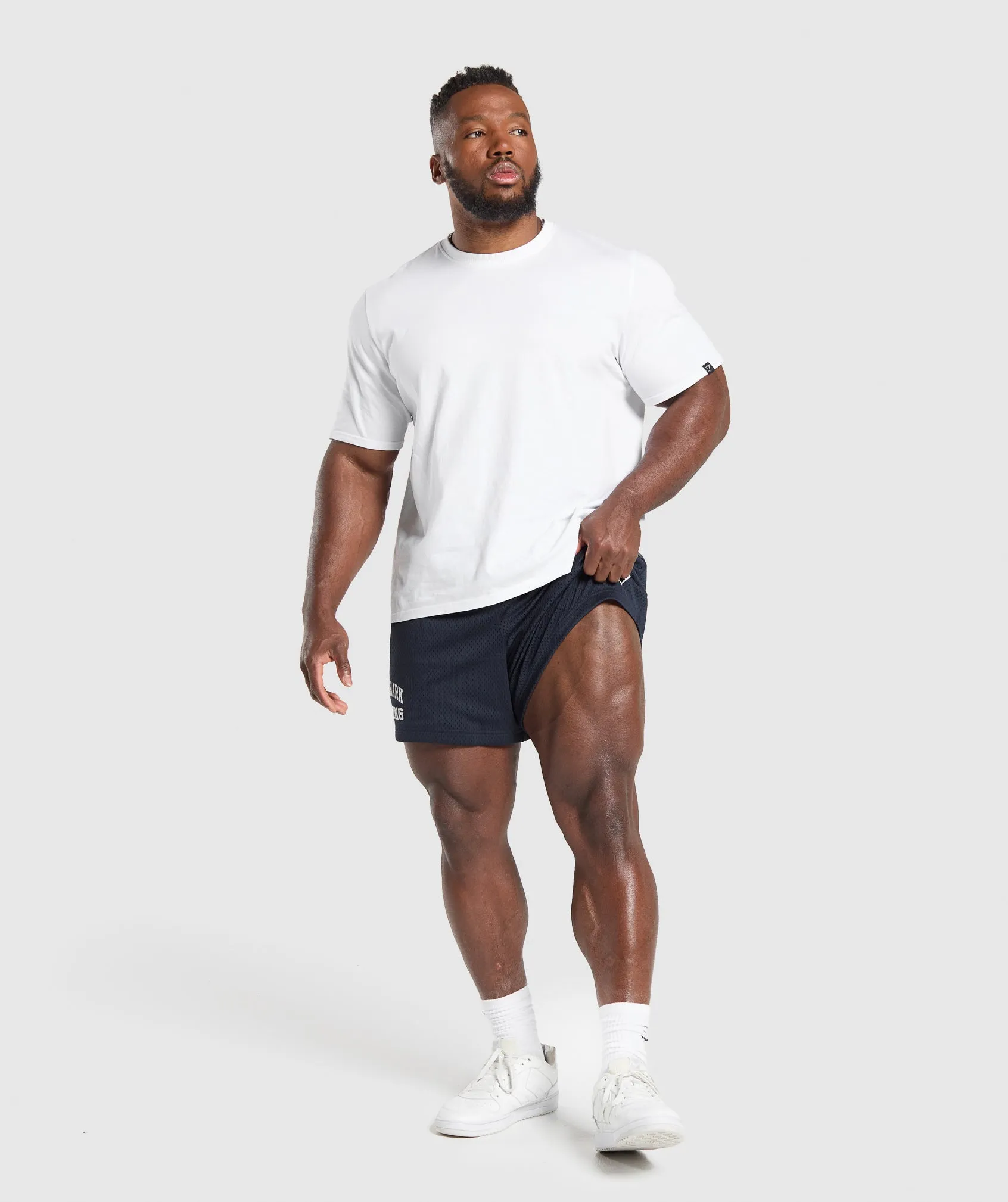 Gymshark Lifting Mesh 5" Shorts - Heavy Blue sold by Gymshark product image thumbnail 3