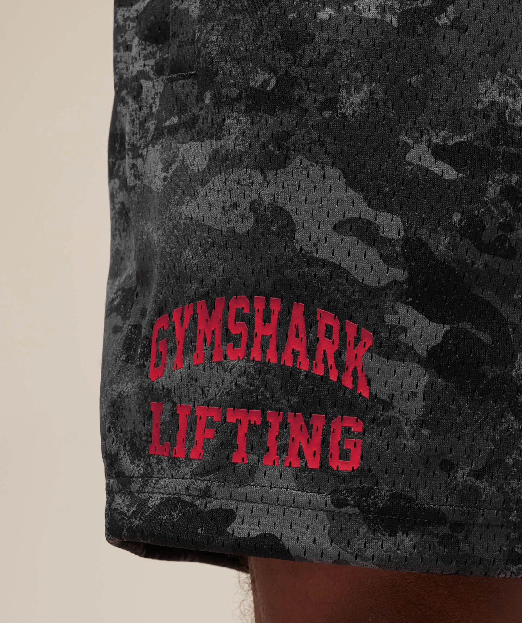 Gymshark Lifting Mesh 5" Shorts - Graphite Grey sold by Gymshark product image thumbnail 4