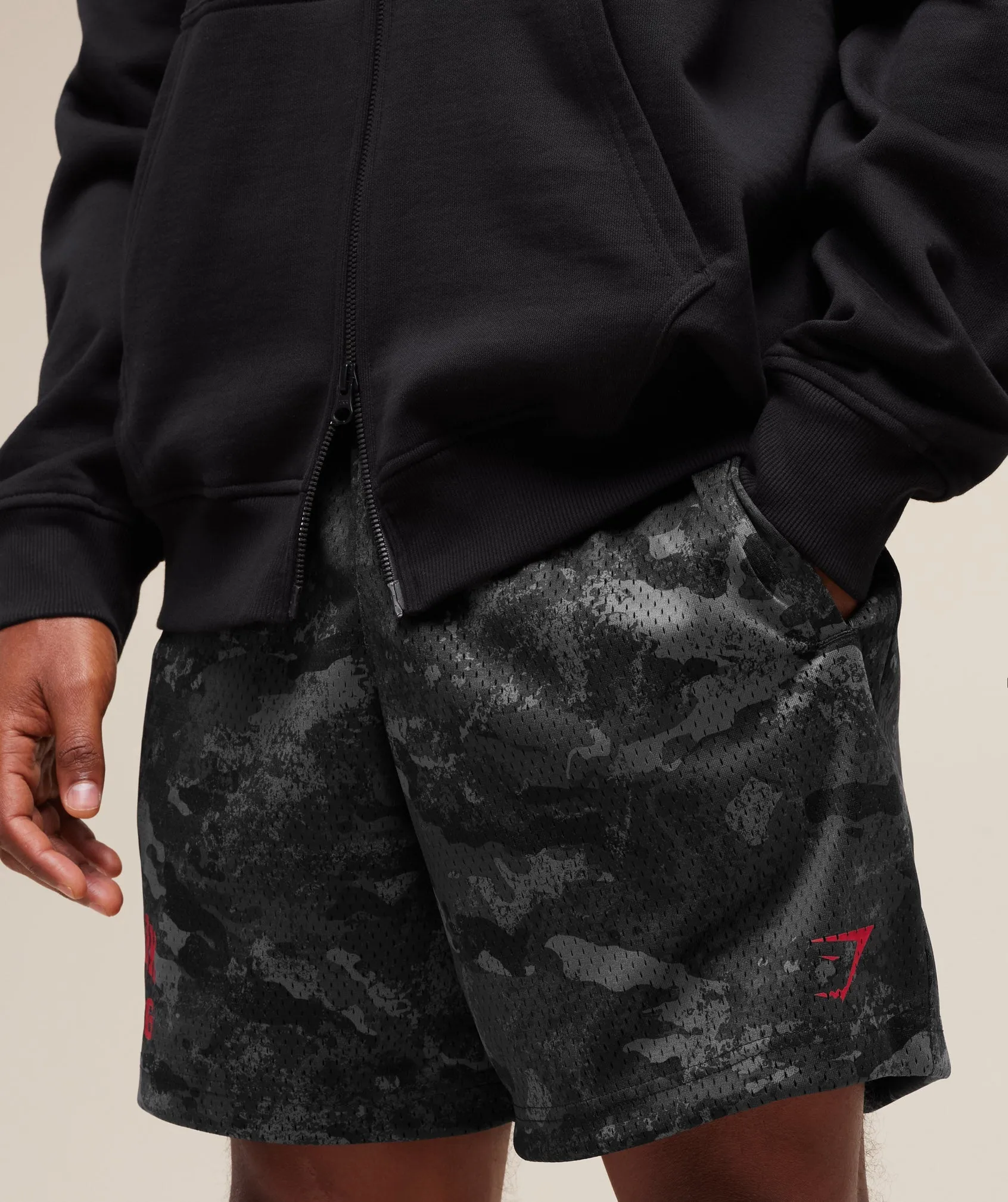 Gymshark Lifting Mesh 5" Shorts - Graphite Grey sold by Gymshark product image thumbnail 5