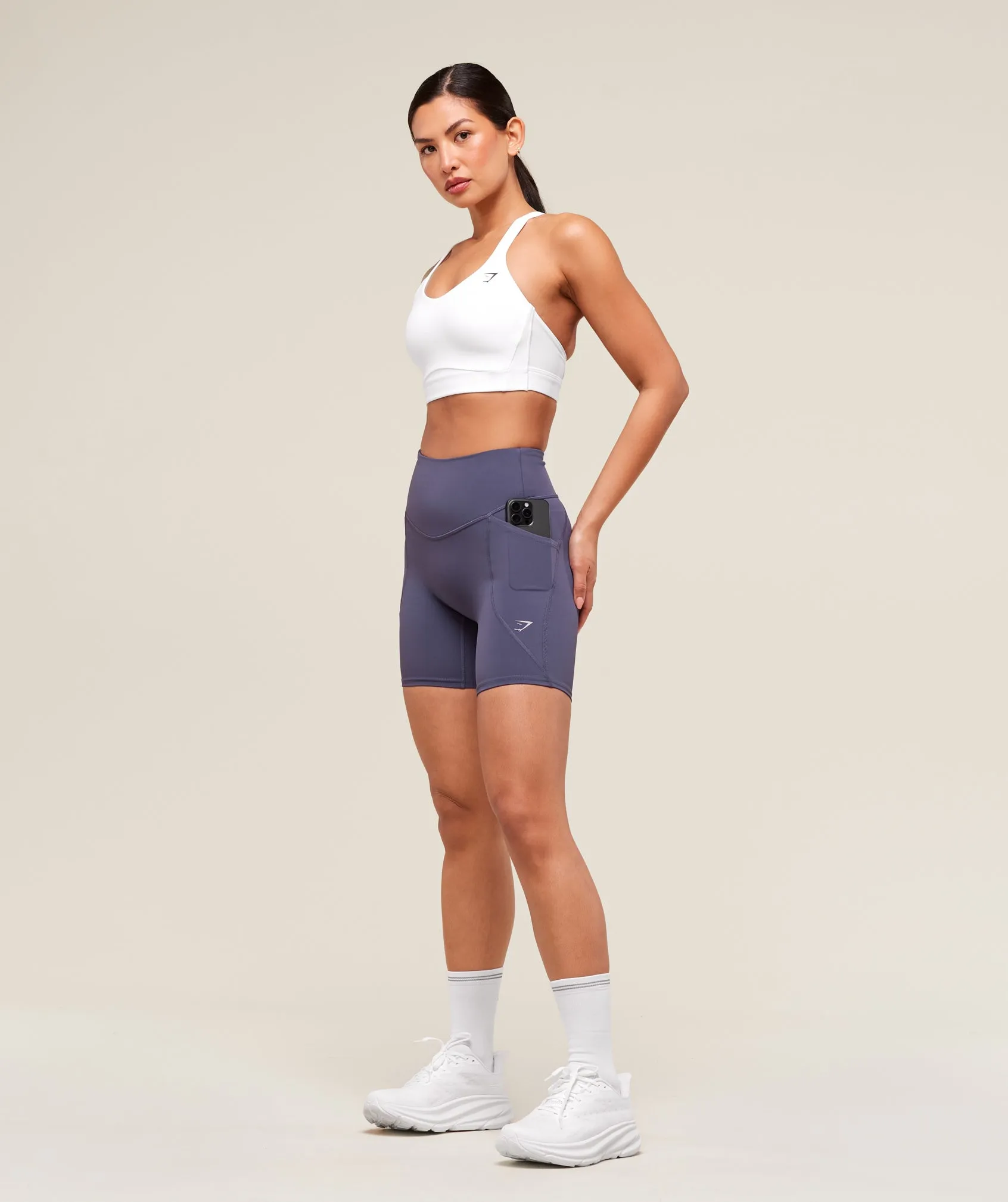 Gymshark Running Pocket 6" Shorts - Weighted Purple sold by Gymshark product image thumbnail 3