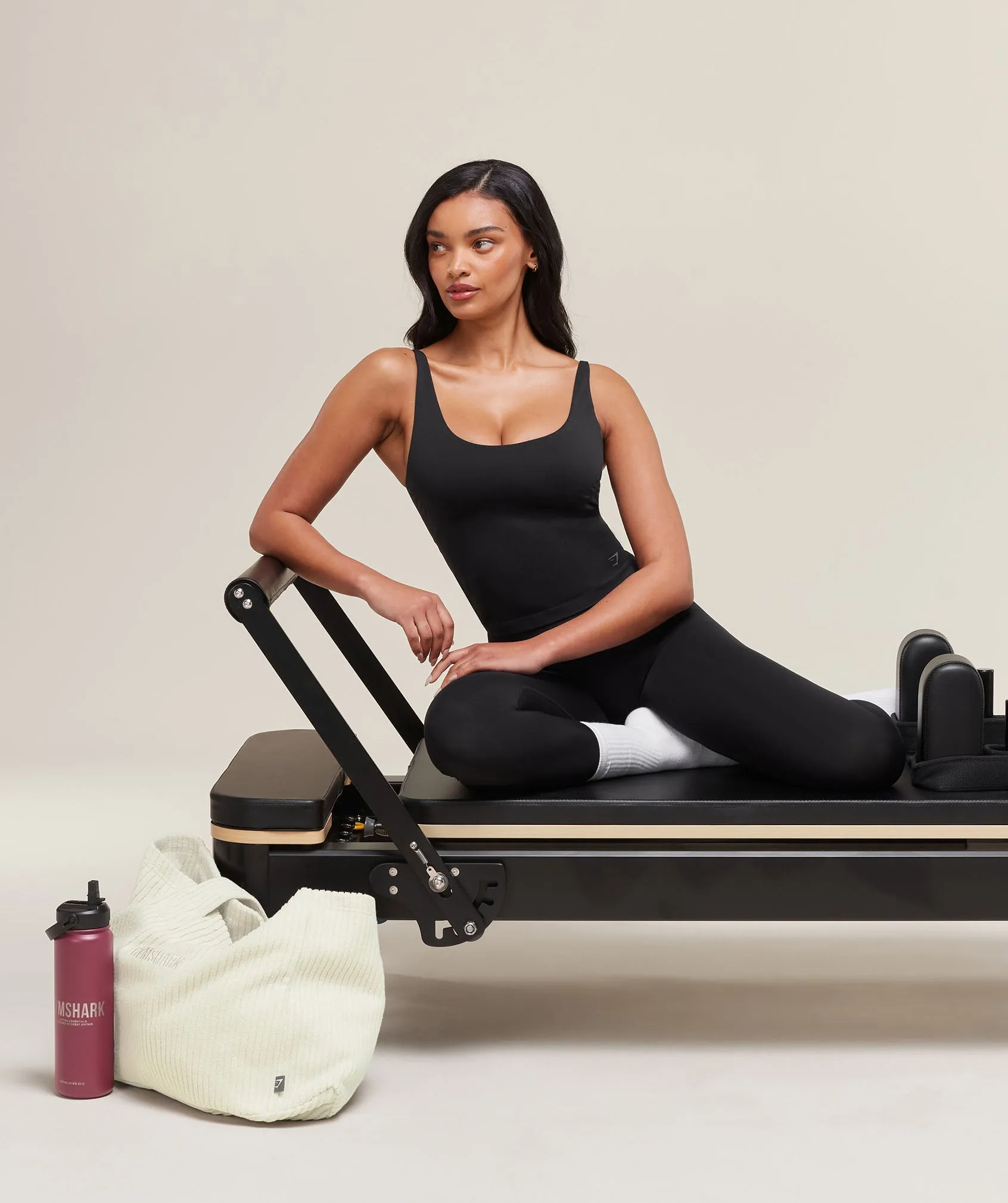 Gymshark Soft Sculpt Shelf Tank - Black sold by Gymshark product image thumbnail 3