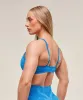 Gymshark Adapt Animal X Whitney Seamless Twist Front Bra - Barbell Blue/Gentle Blue sold by Gymshark