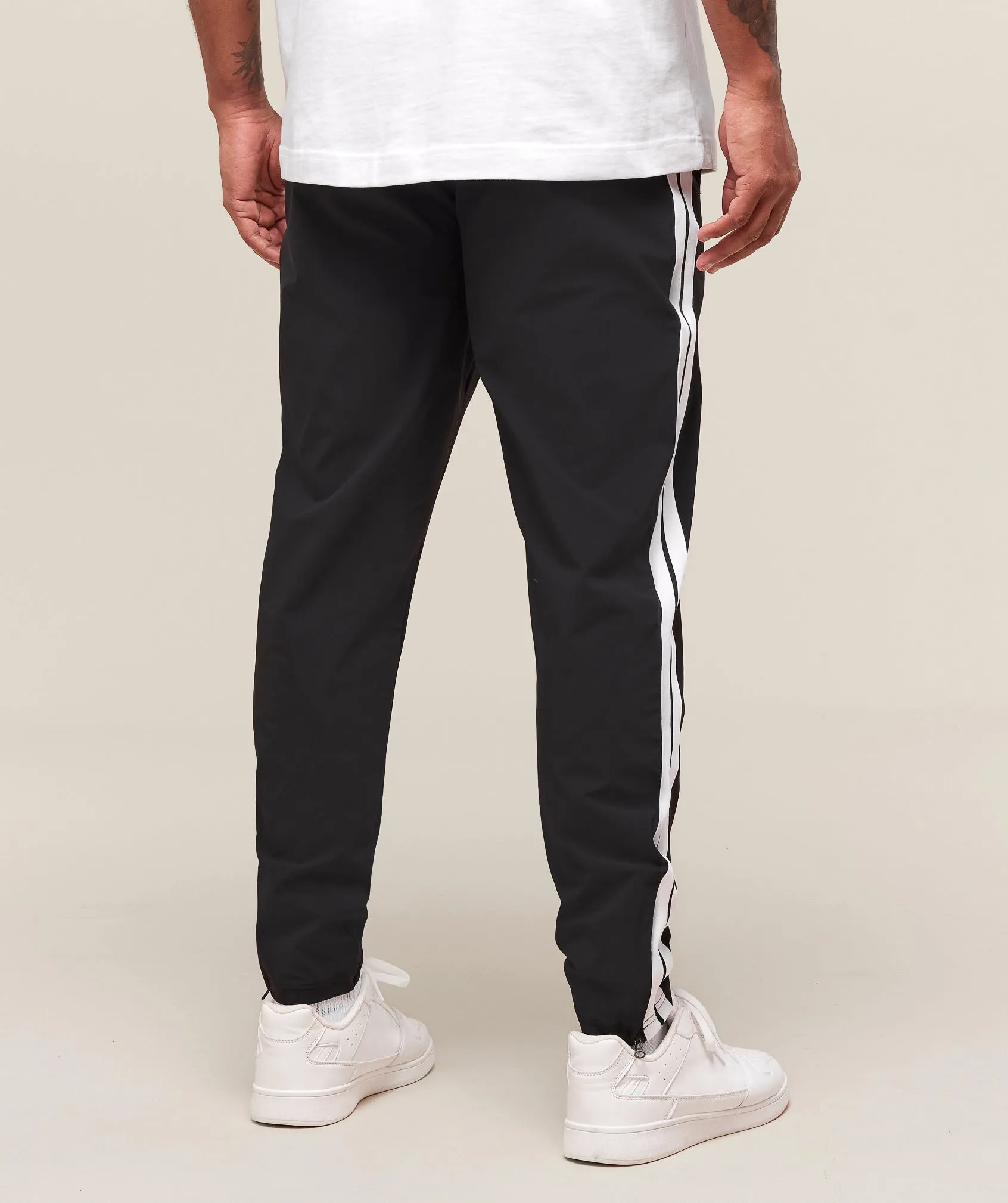 Gymshark Retro Side Stripe Joggers - Black sold by Gymshark product image thumbnail 2