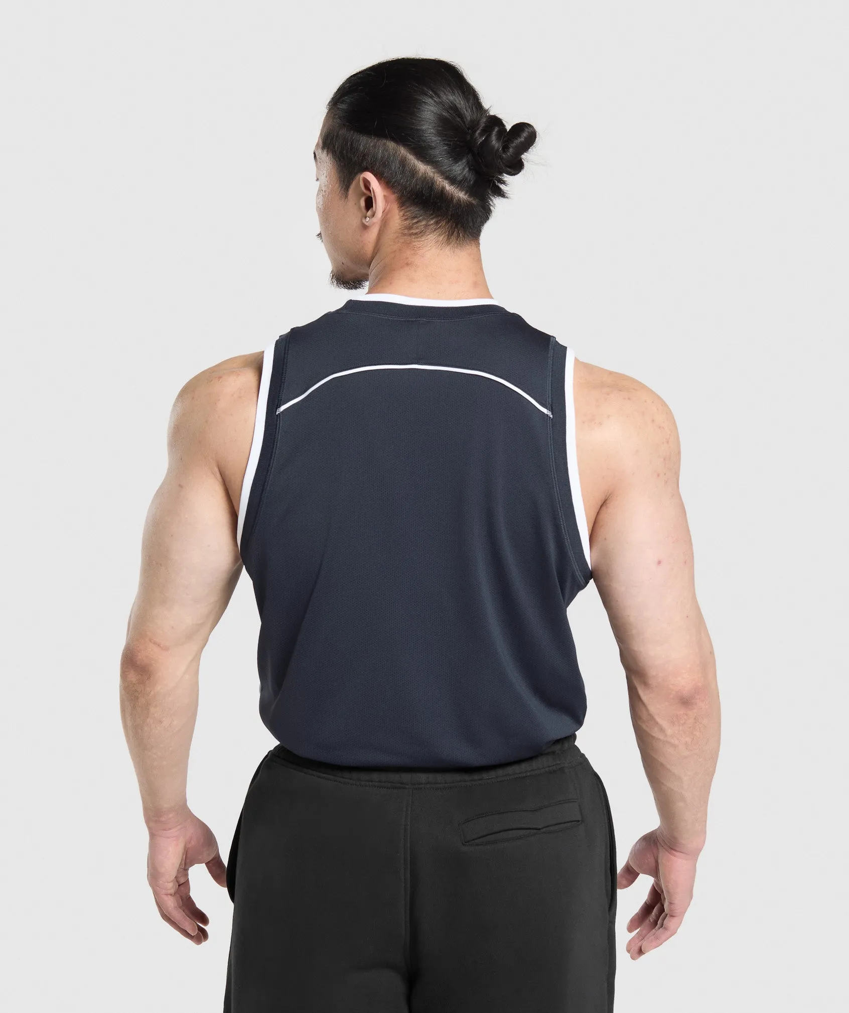 Gymshark Mesh Tank - Heavy Blue sold by Gymshark product image thumbnail 2