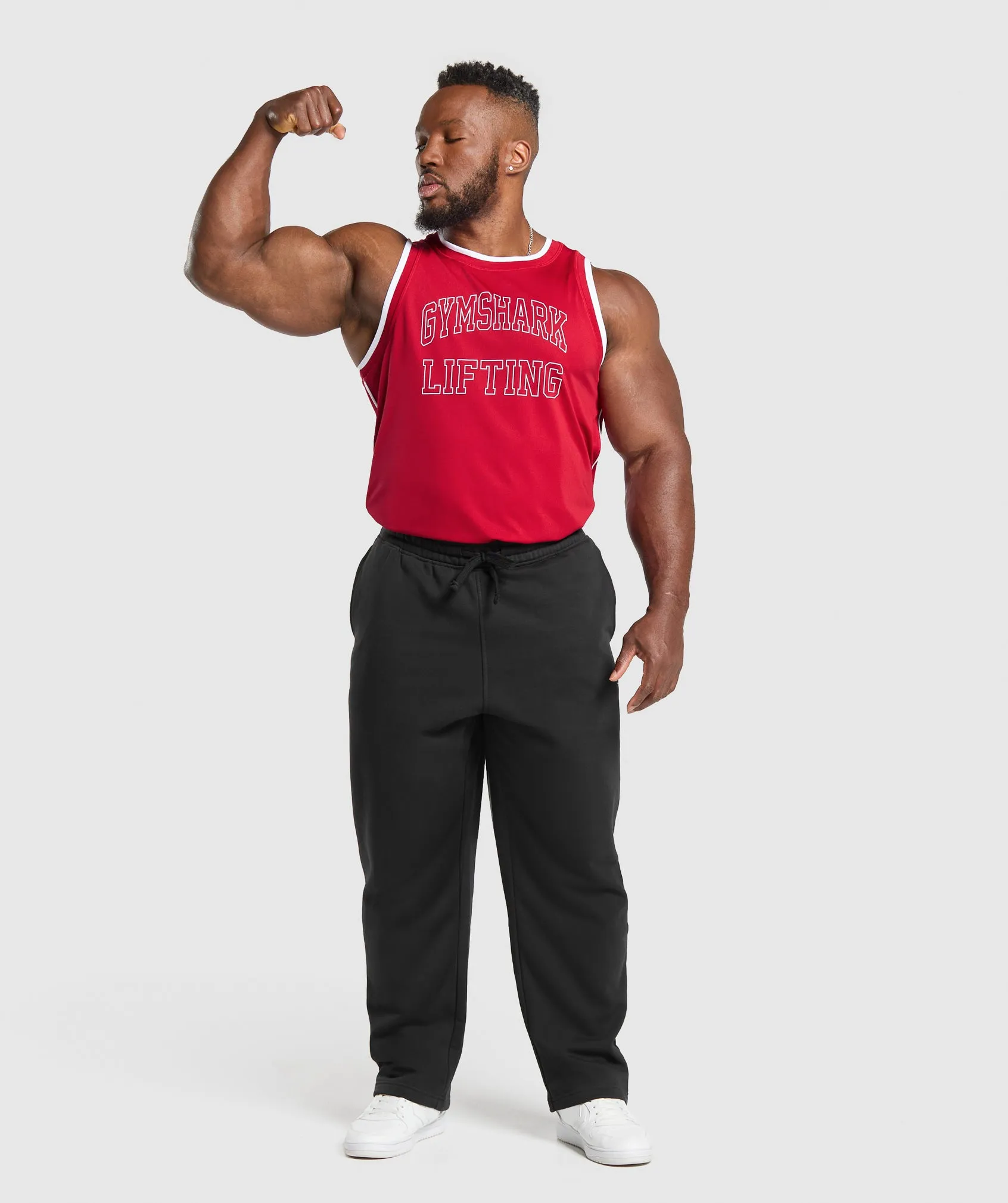 Gymshark Mesh Tank - Conditioning Red sold by Gymshark product image thumbnail 4