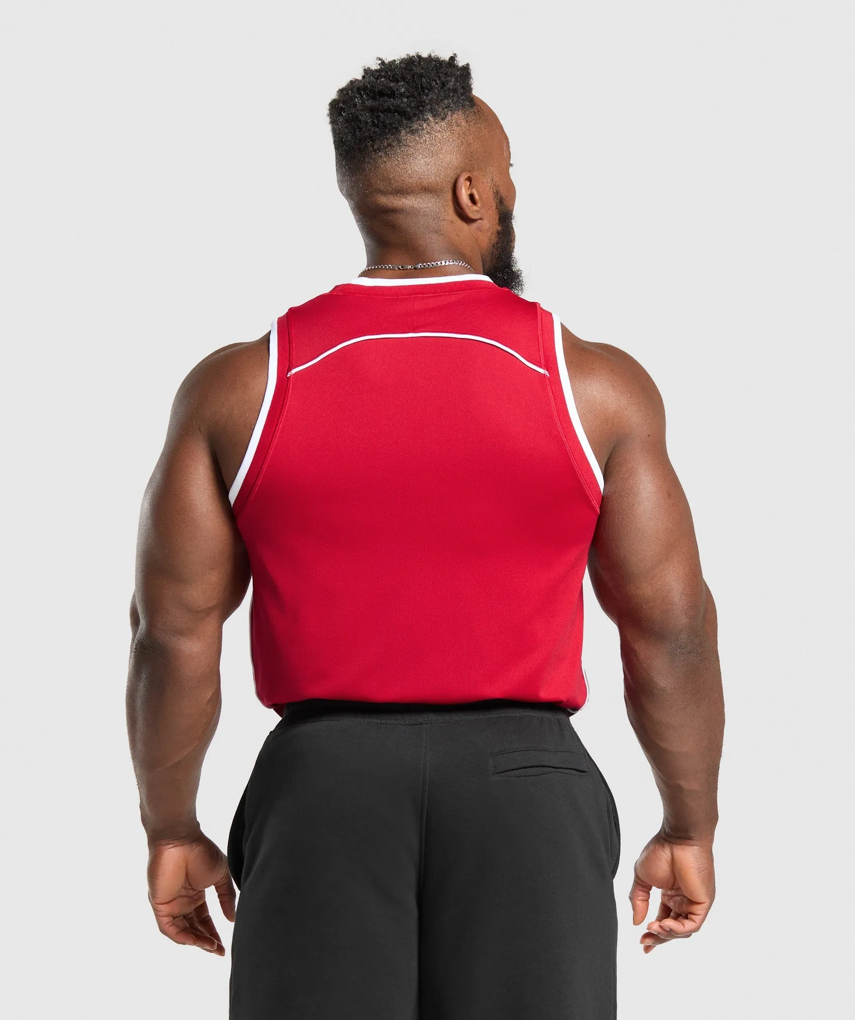 Gymshark Mesh Tank - Conditioning Red sold by Gymshark product image thumbnail 2