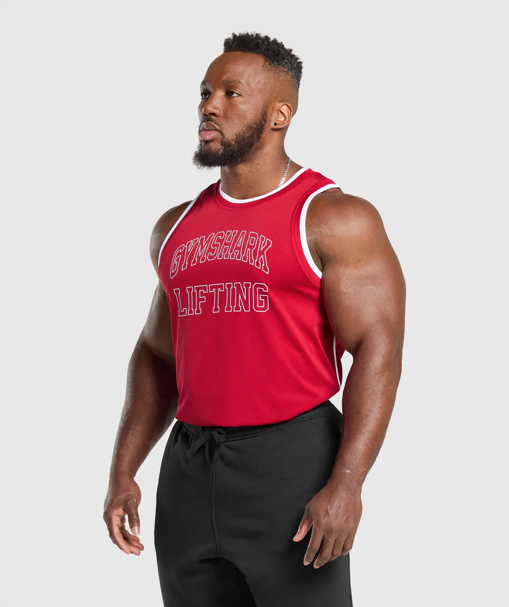 Gymshark Mesh Tank - Conditioning Red sold by Gymshark product image thumbnail 3