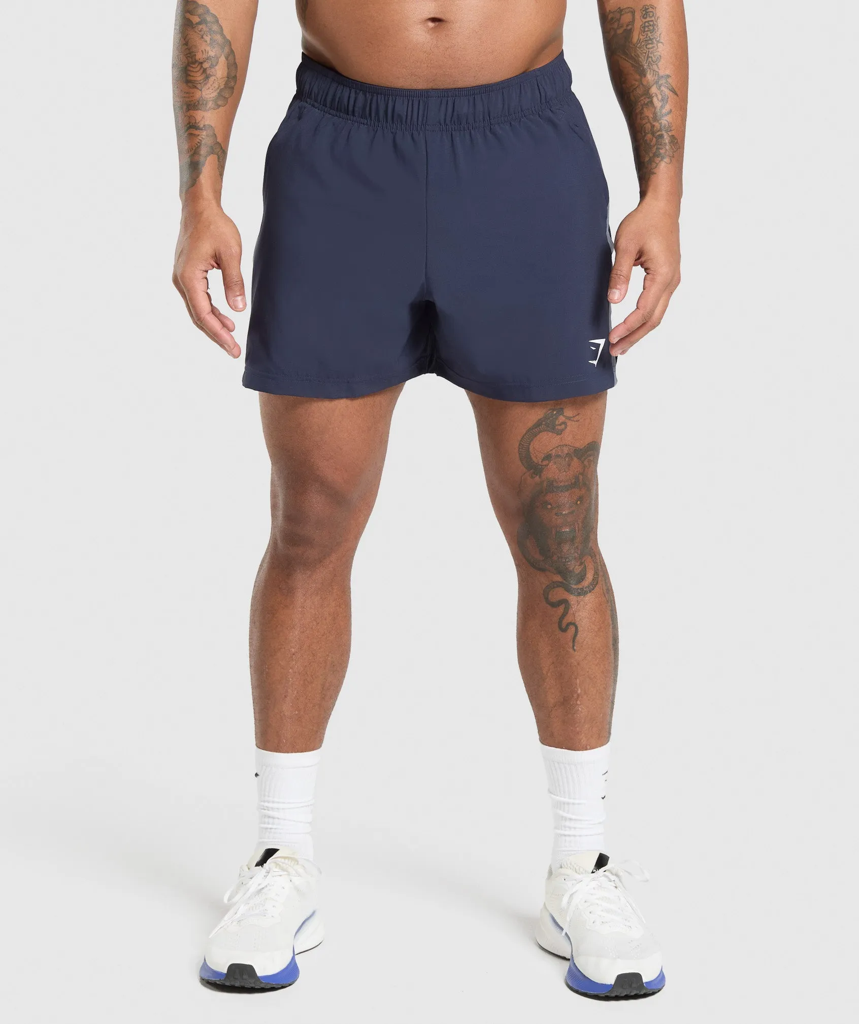 Gymshark Sport Panel 7" Shorts - Heavy Blue/Iron Blue sold by Gymshark product image thumbnail 2