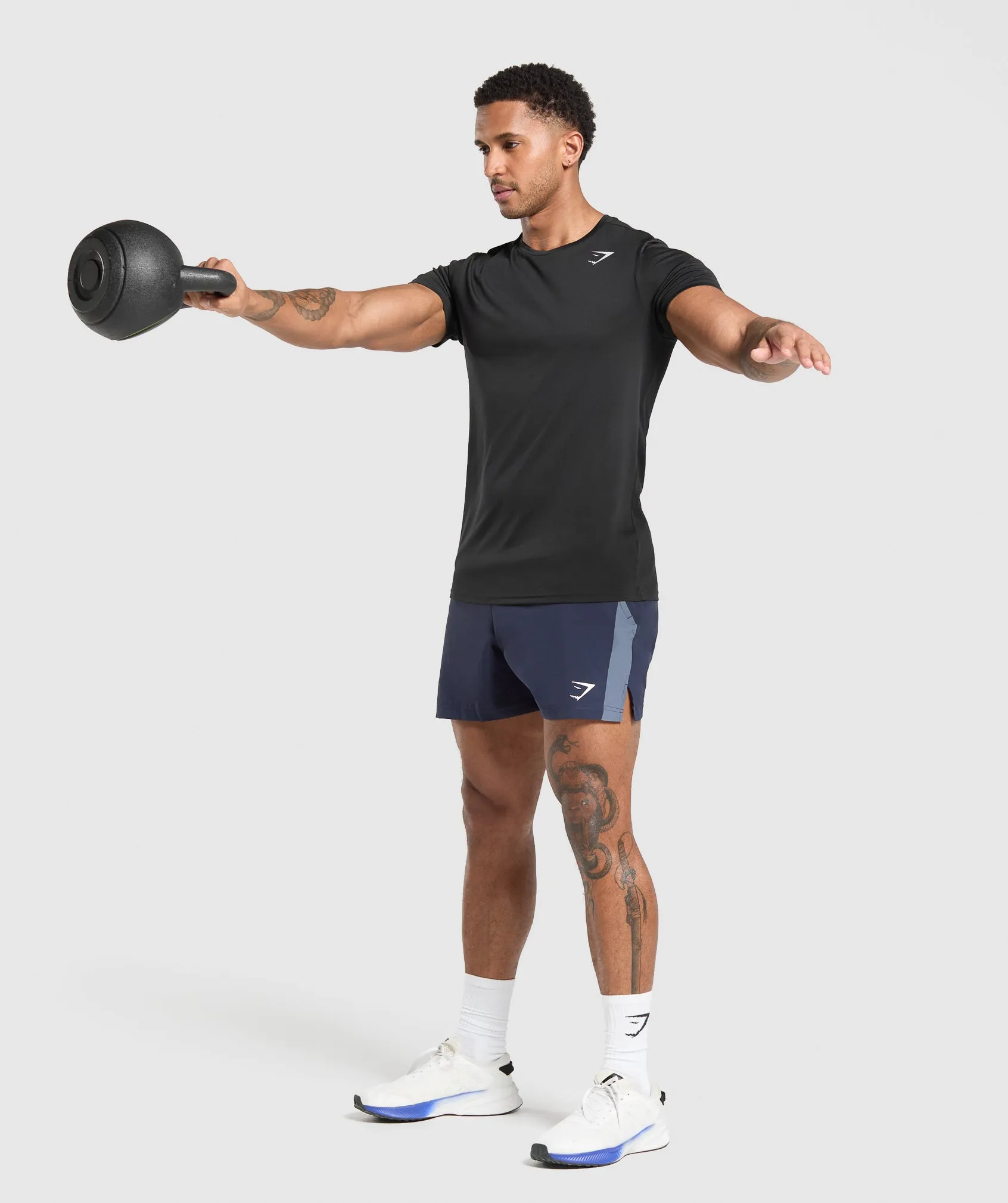 Gymshark Sport Panel 7" Shorts - Heavy Blue/Iron Blue sold by Gymshark product image thumbnail 5