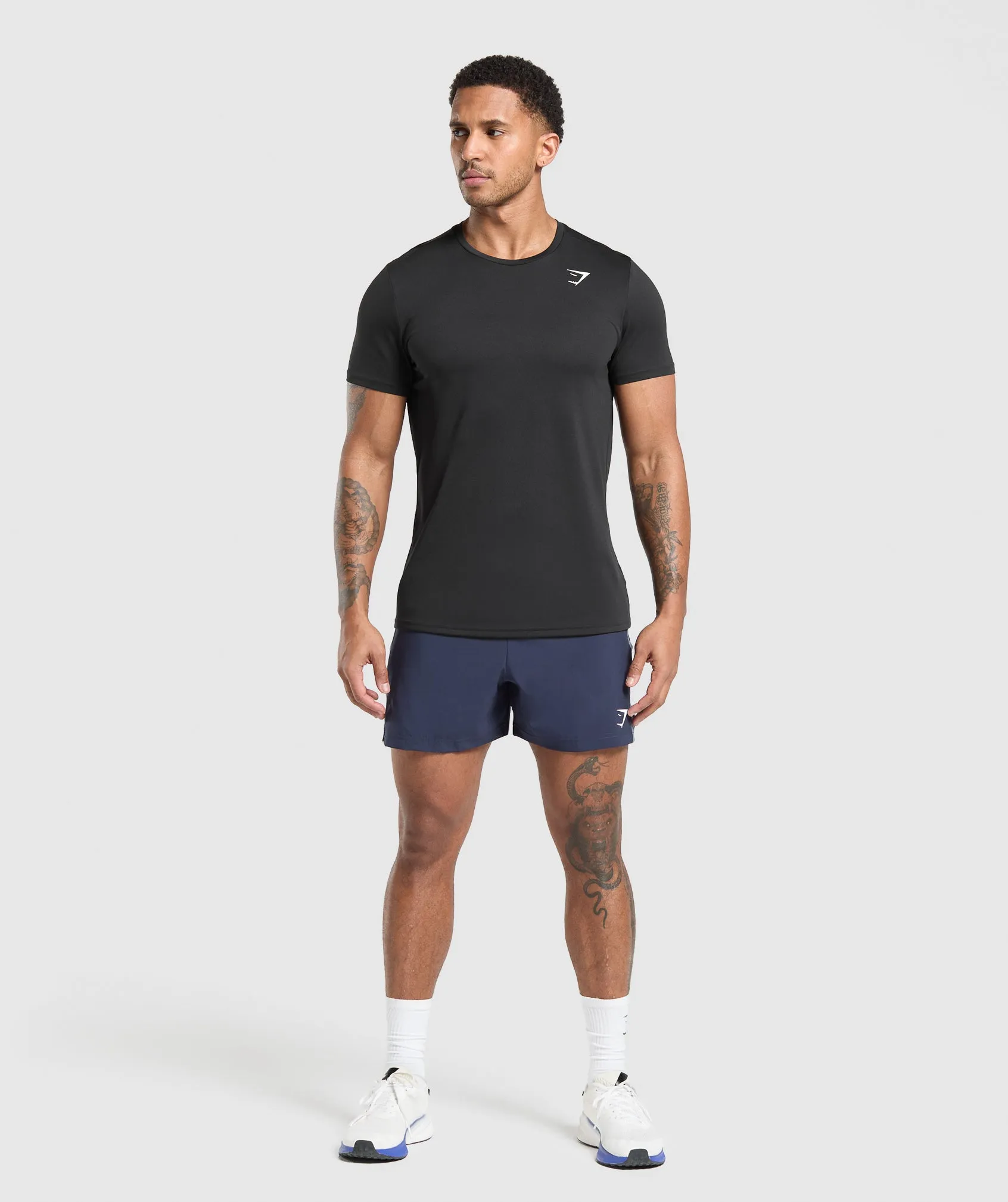 Gymshark Sport Panel 7" Shorts - Heavy Blue/Iron Blue sold by Gymshark product image thumbnail 4