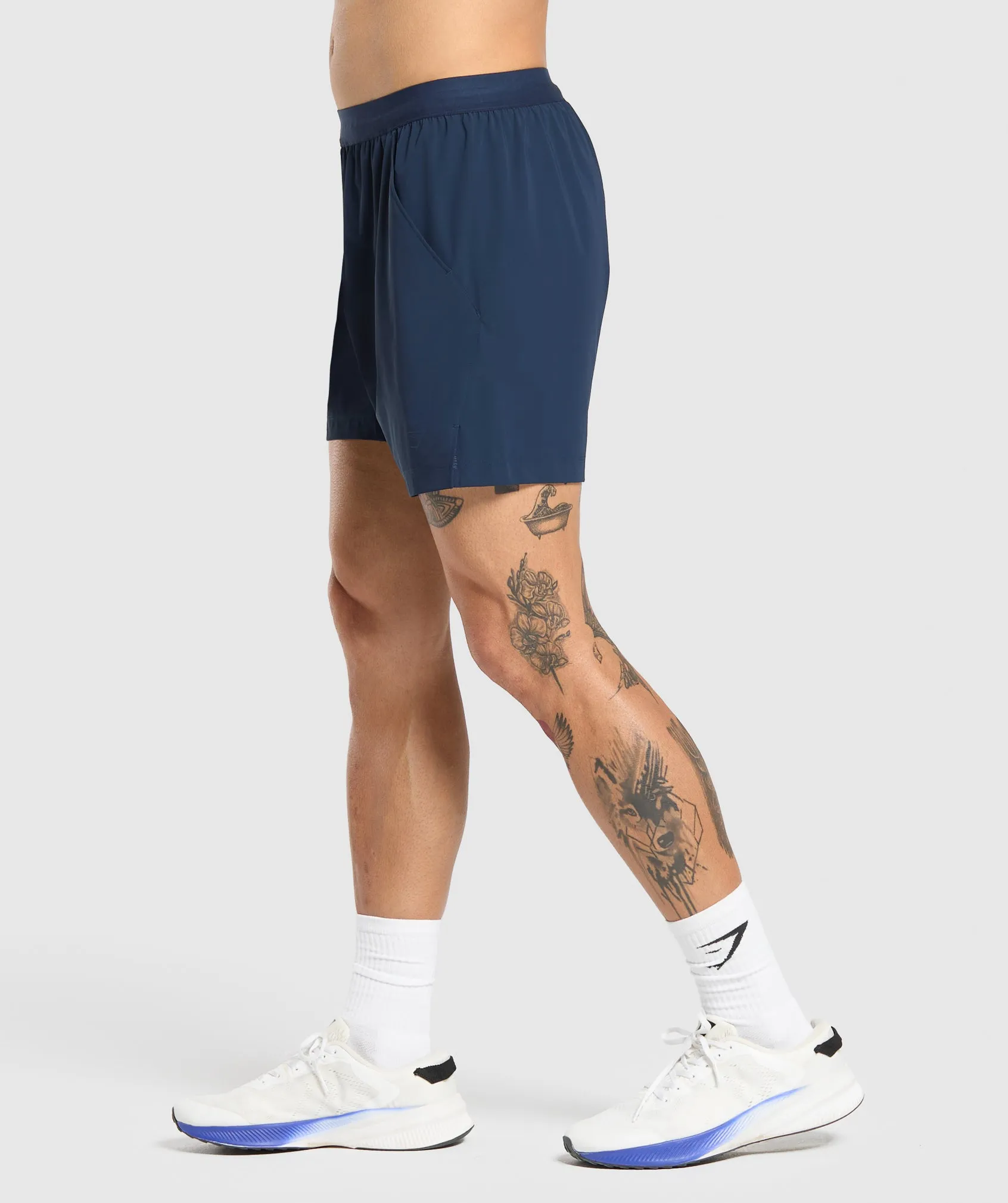 Gymshark Studio 6" Shorts - Navy sold by Gymshark product image thumbnail 3