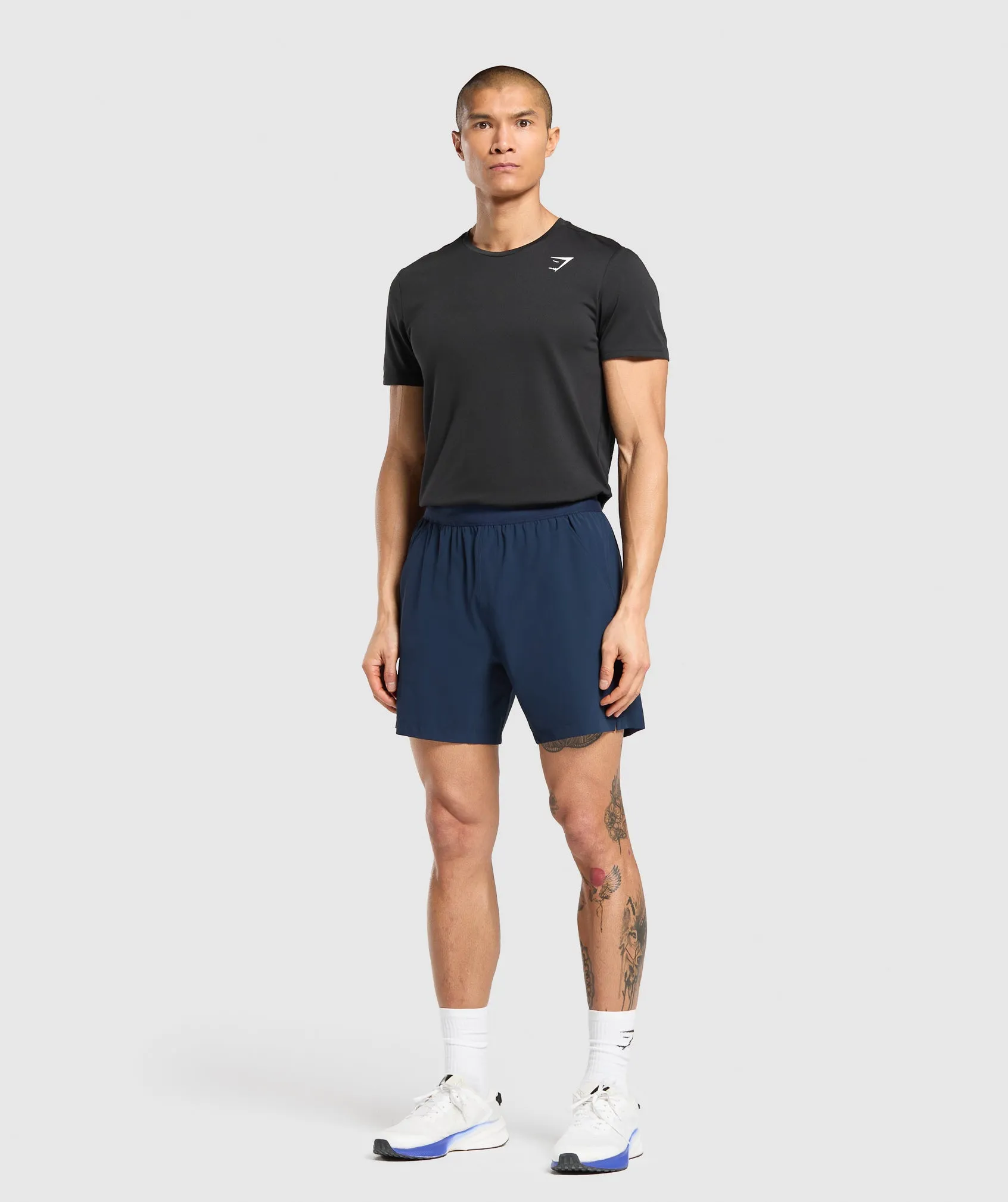 Gymshark Studio 6" Shorts - Navy sold by Gymshark product image thumbnail 4