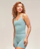 Gymshark Soft Sculpt Tank With Shelf - Rest Blue sold by Gymshark