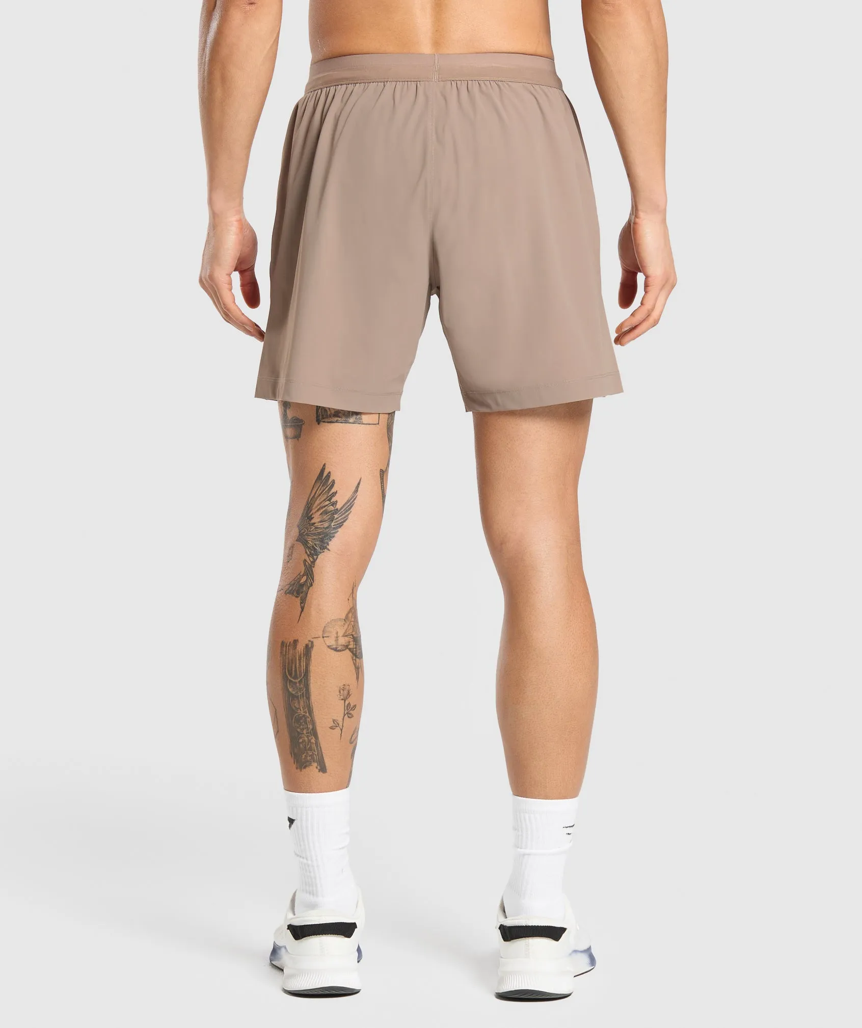 Gymshark Hybrid 6" Shorts - Lifestyle Brown sold by Gymshark product image thumbnail 2