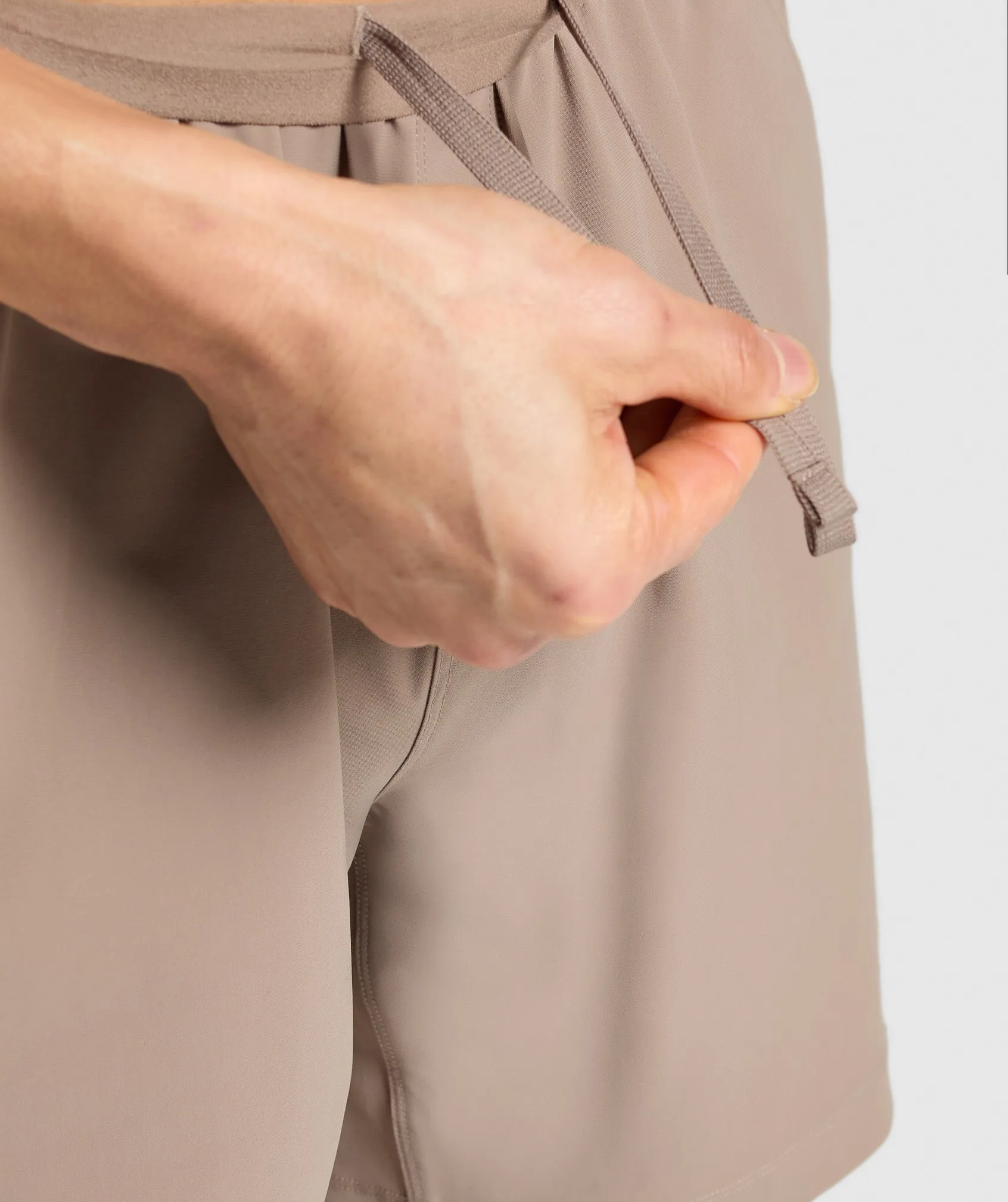 Gymshark Hybrid 6" Shorts - Lifestyle Brown sold by Gymshark product image thumbnail 5