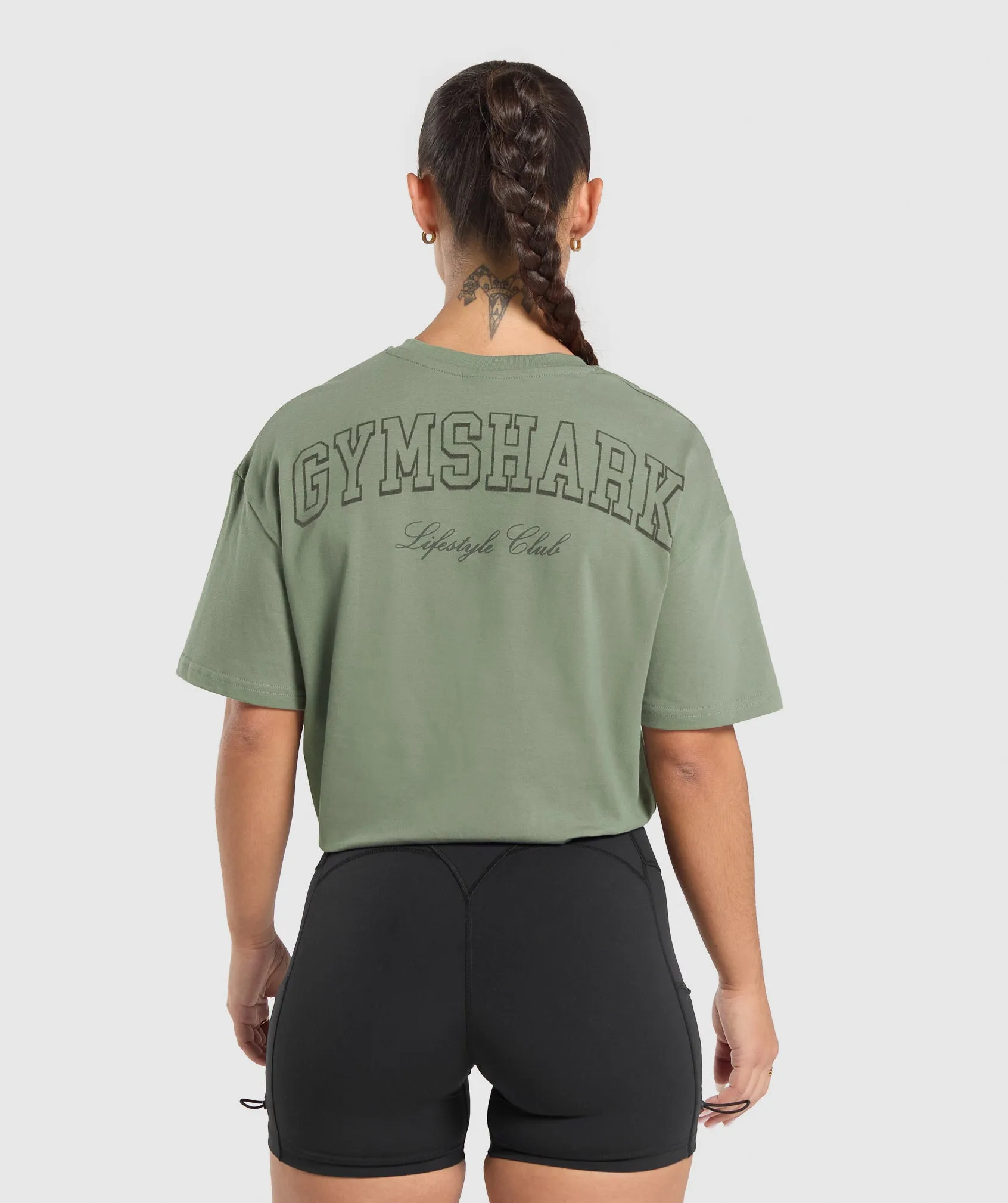 Gymshark Campus Classics Graphic T-Shirt - Unit Green sold by Gymshark