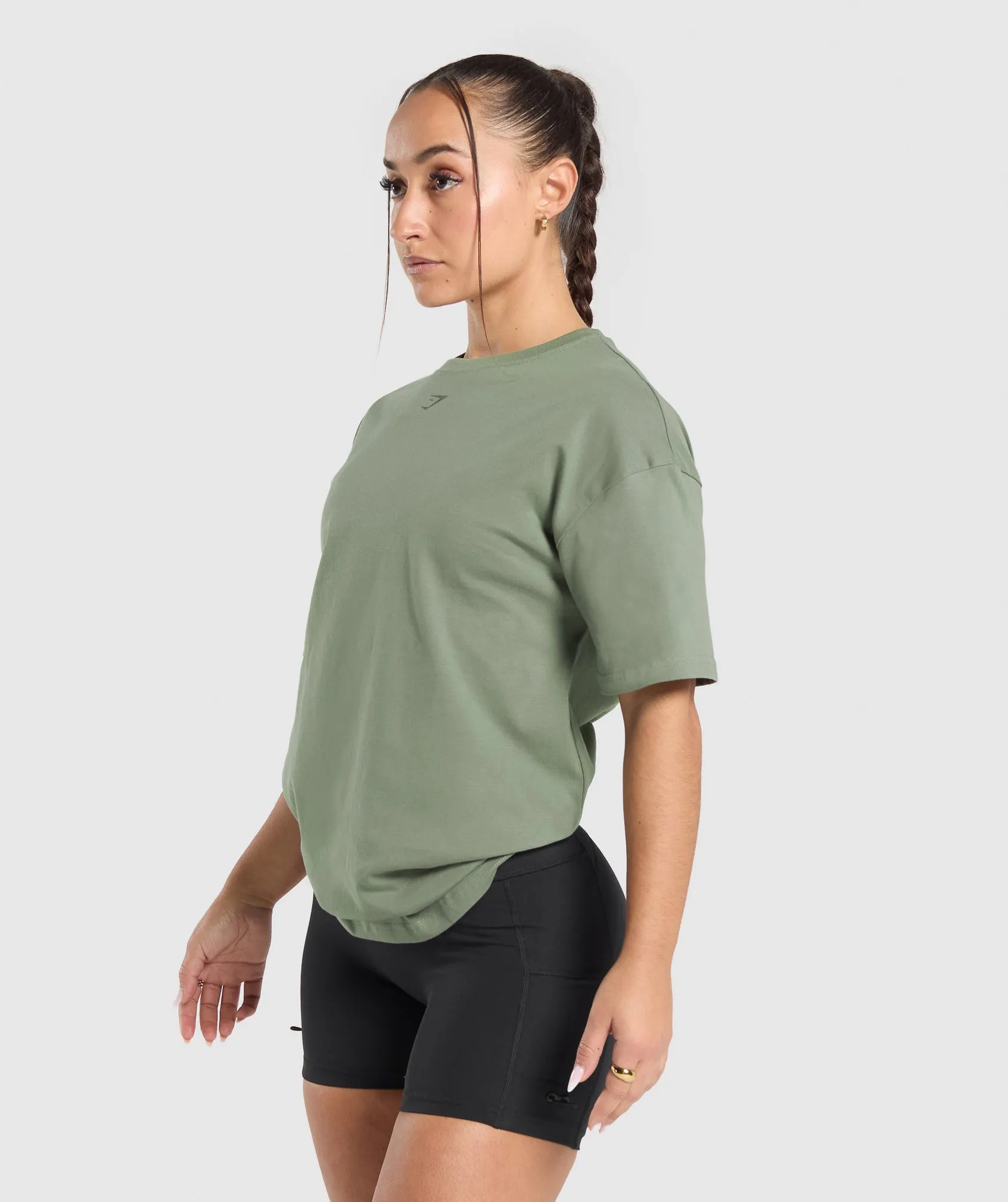 Gymshark Campus Classics Graphic T-Shirt - Unit Green sold by Gymshark product image thumbnail 3