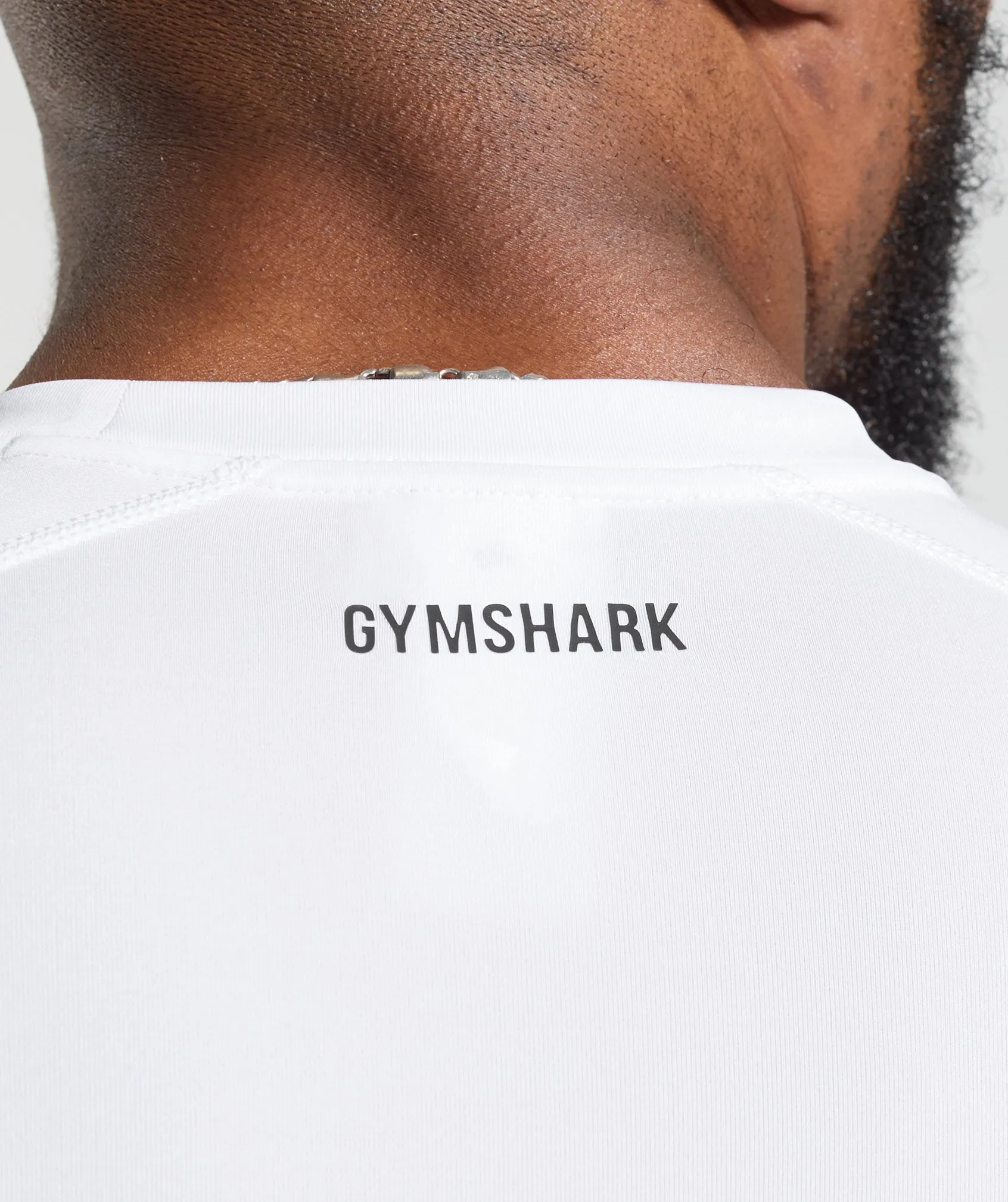 Gymshark Element Baselayer Long Sleeve T-Shirt - White sold by Gymshark product image thumbnail 5