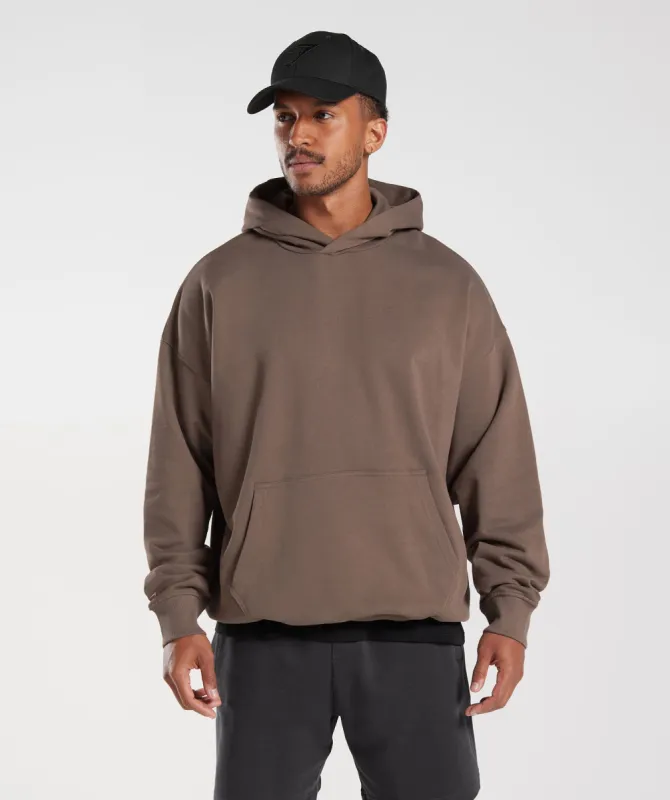Gymshark Rest Day Essentials Hoodie - Truffle Brown sold by Gymshark